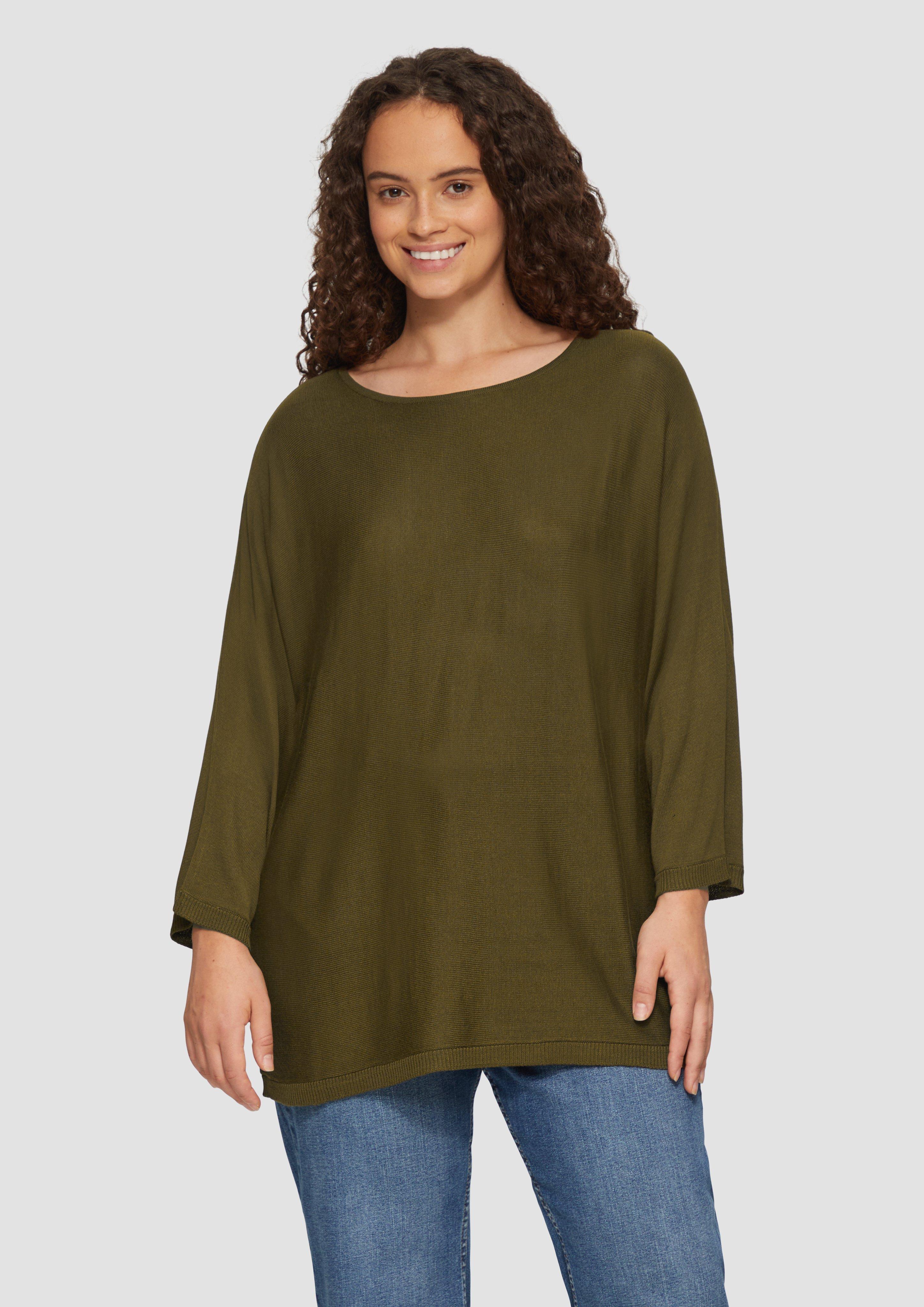S.Oliver Strickpullover mit Fledermausarm