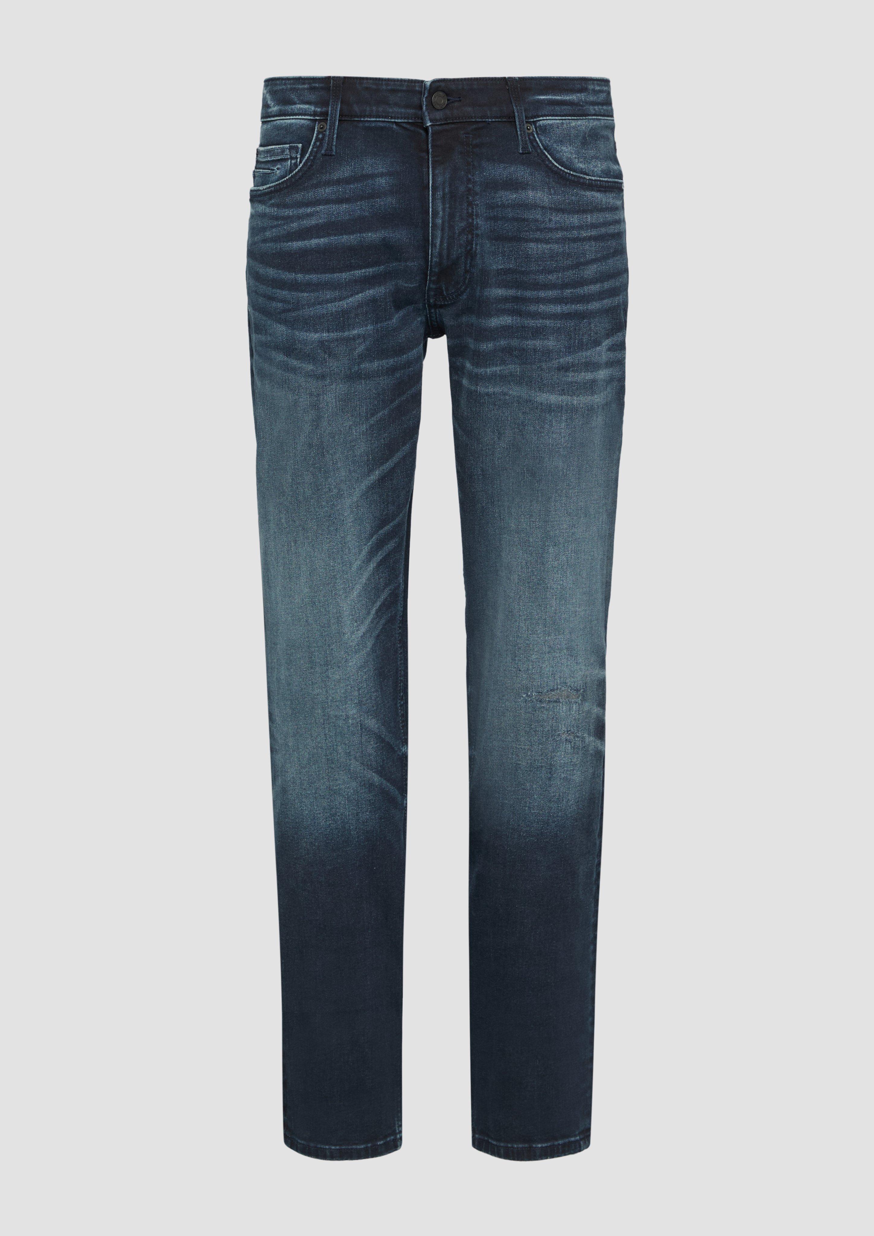 s.Oliver - Jeans York / Regular Fit / Mid Rise / Straight Leg, Herren, blau