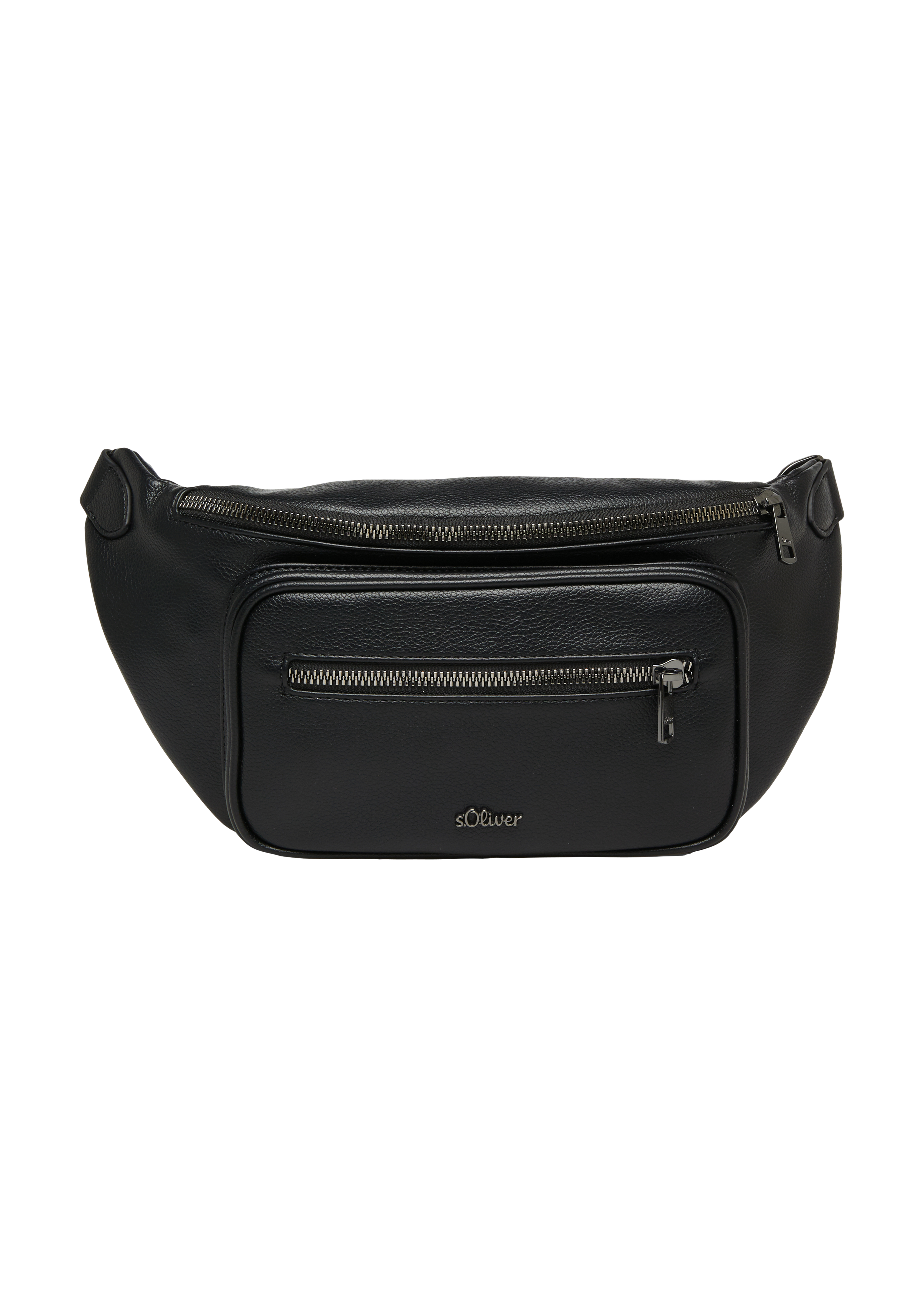 s.Oliver - Crossbody-Bag aus Kunstleder, Damen, schwarz