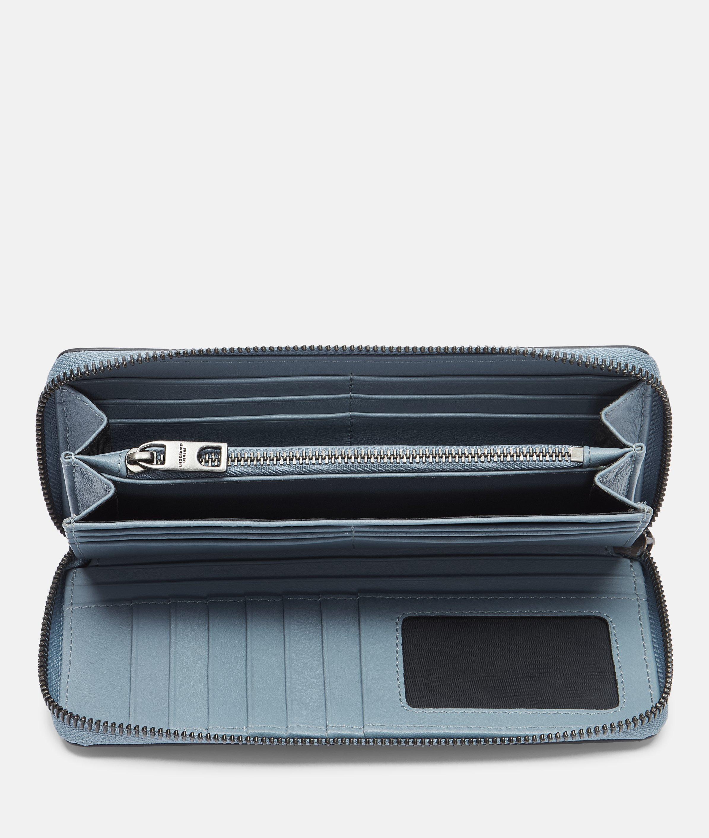 Portemonnee in blauw & zwart