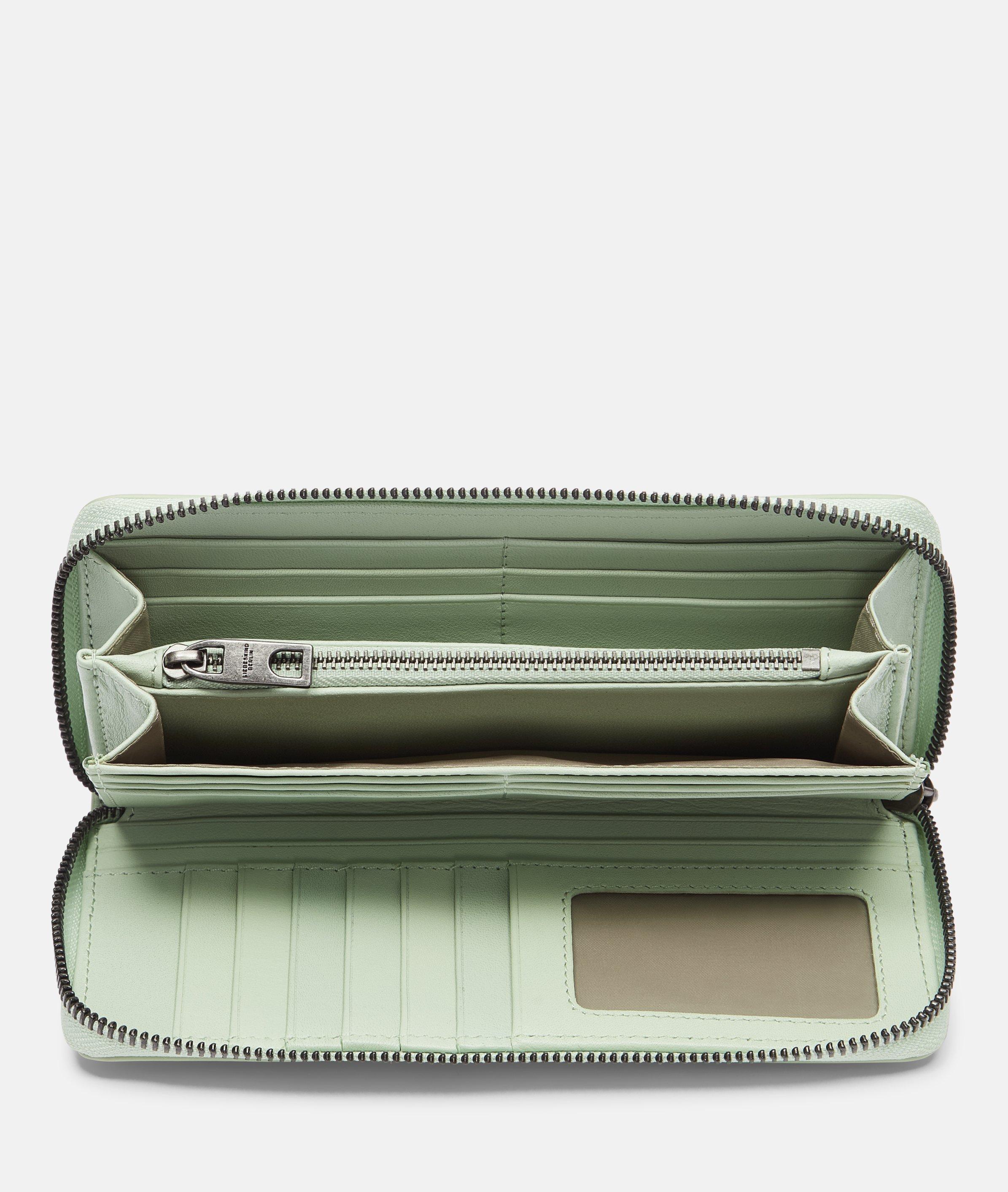 Portemonnee in groen & zwart