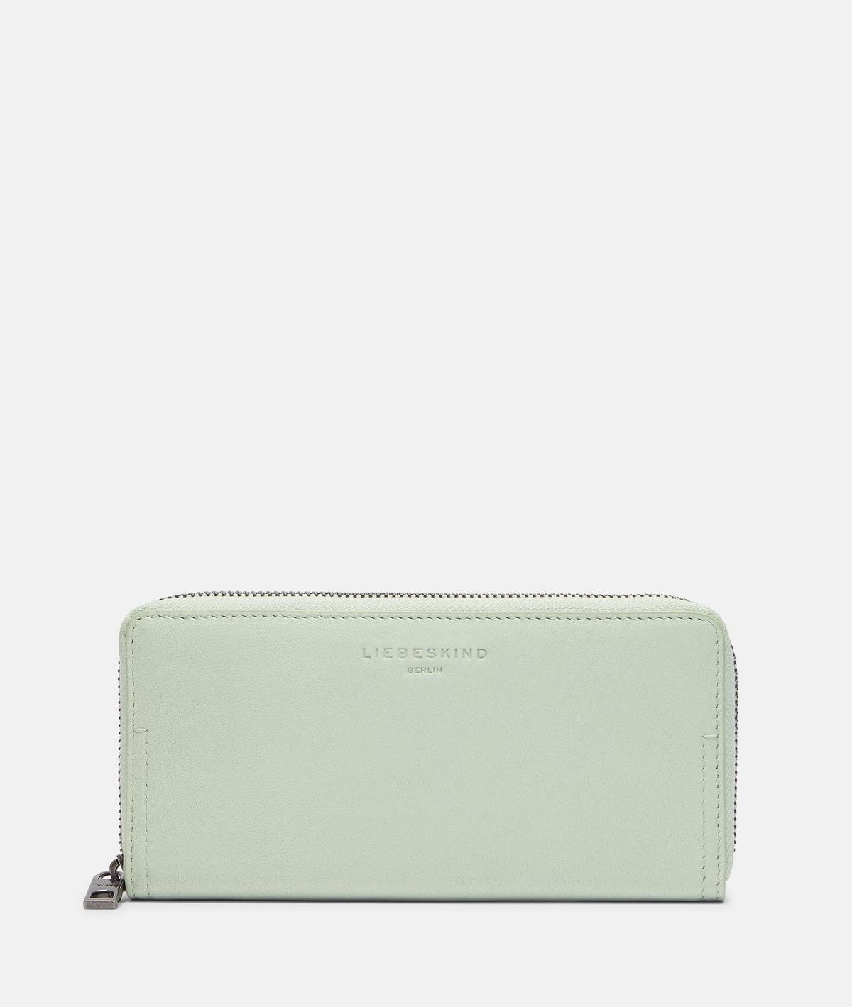 Portefeuille Femme Liebeskind Berlin Gigi - Suédine Hydro - Beige - Format Long - Multi-compartiments