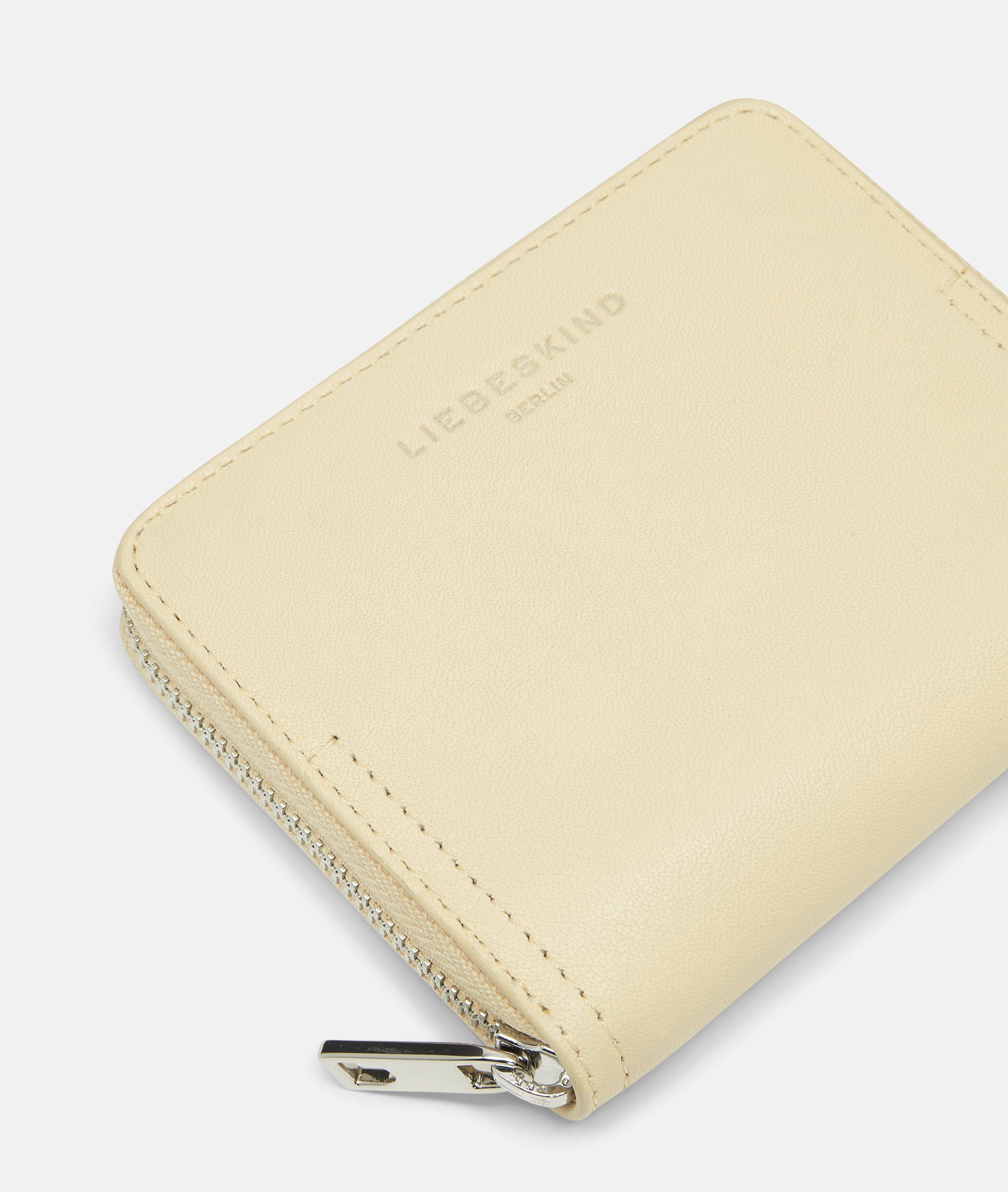 Conny portemonnee M in geel, crème & zwart