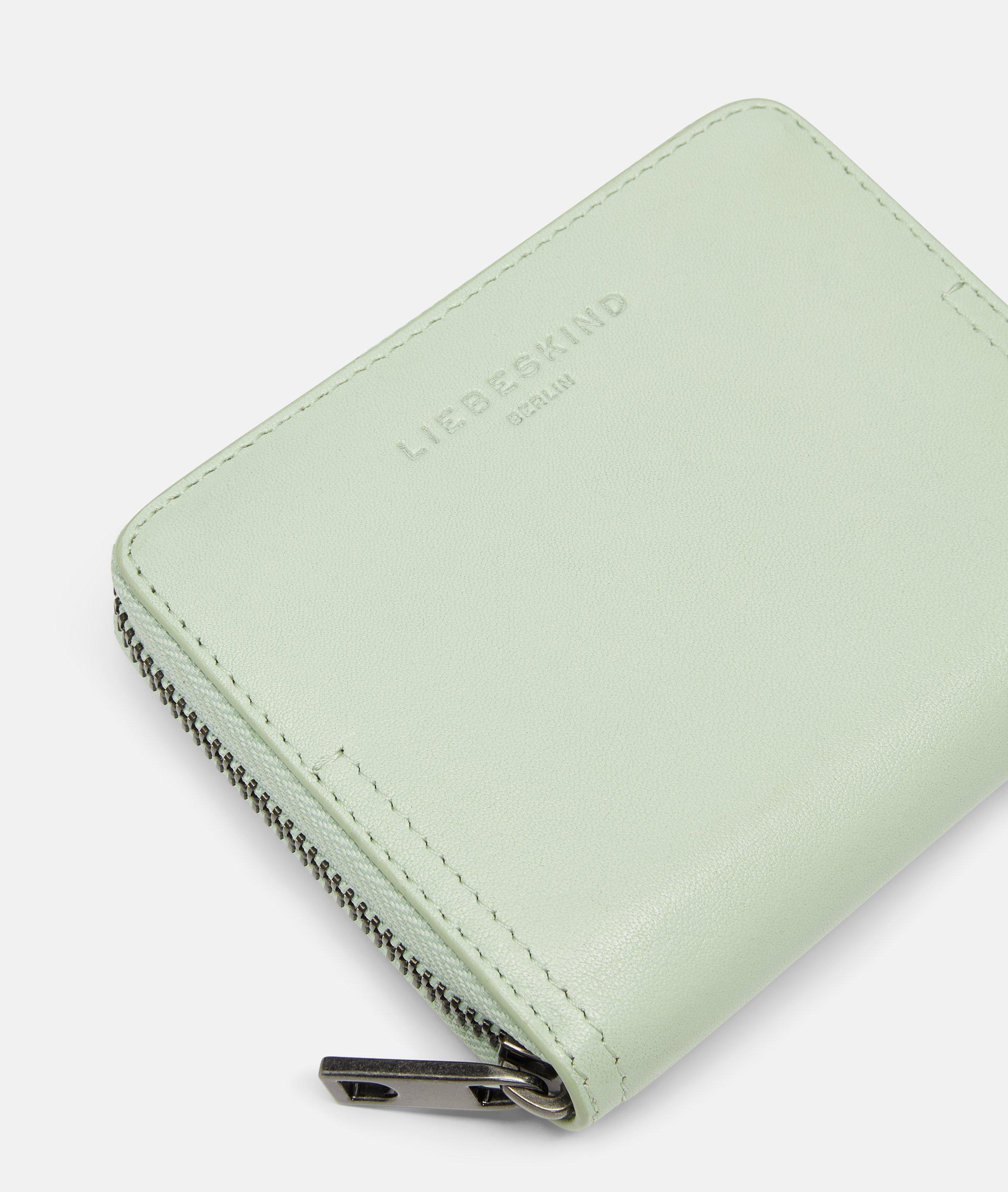 Conny portemonnee M in groen, crème & zwart