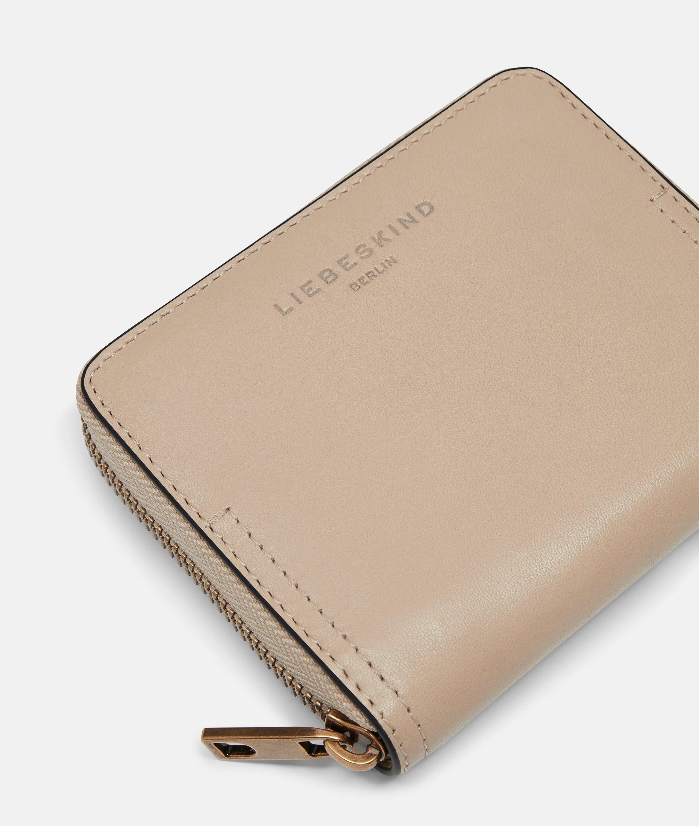 Conny portemonnee M in beige, crème & zwart