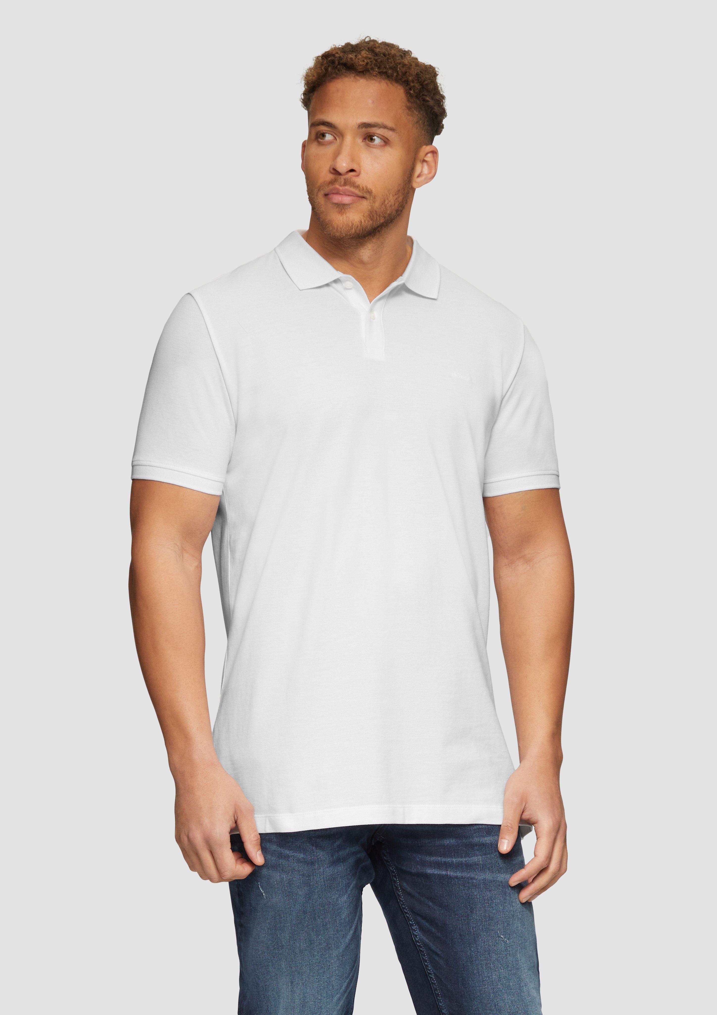 S.Oliver Poloshirt aus Baumwollpiqué