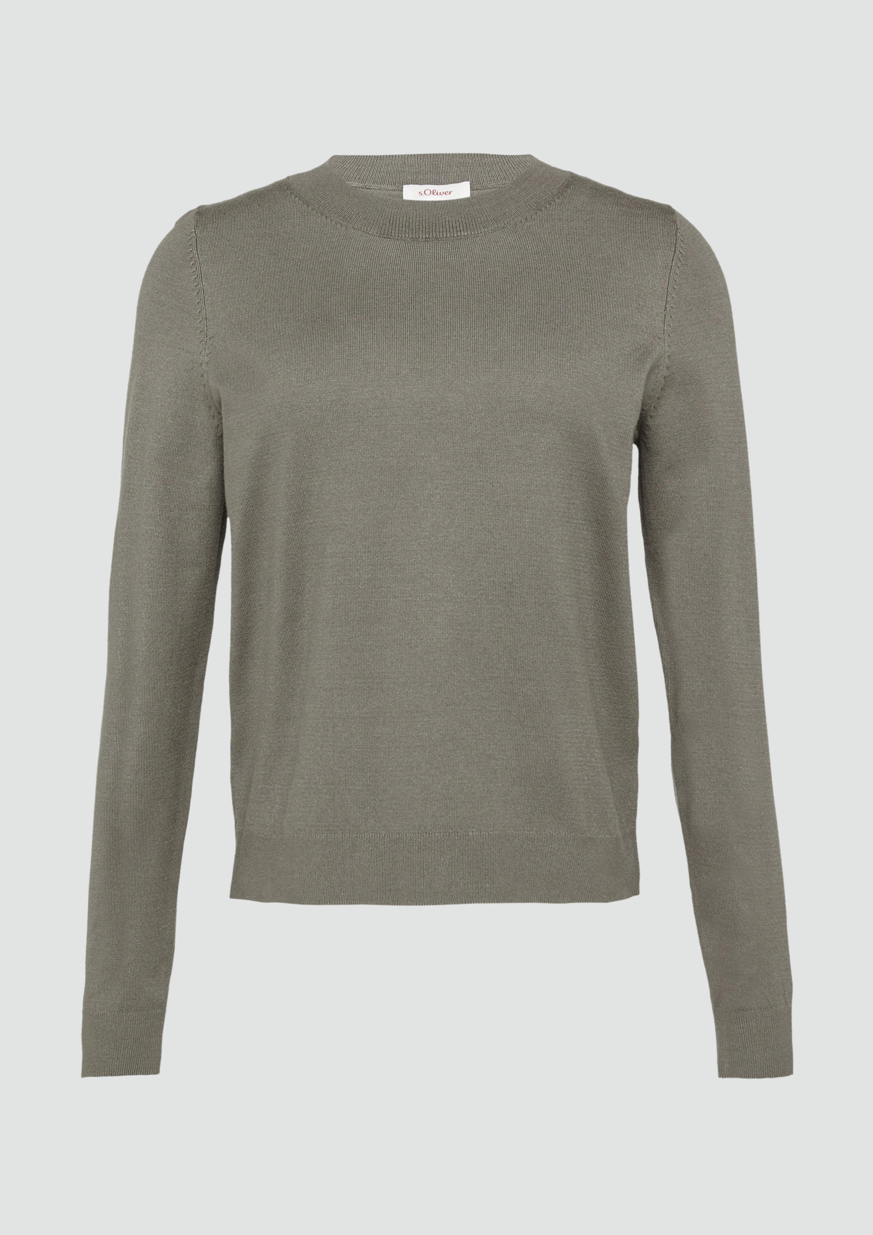 Thumbnail - s.Oliver - Strickpullover aus Viskosemix, Damen, braun