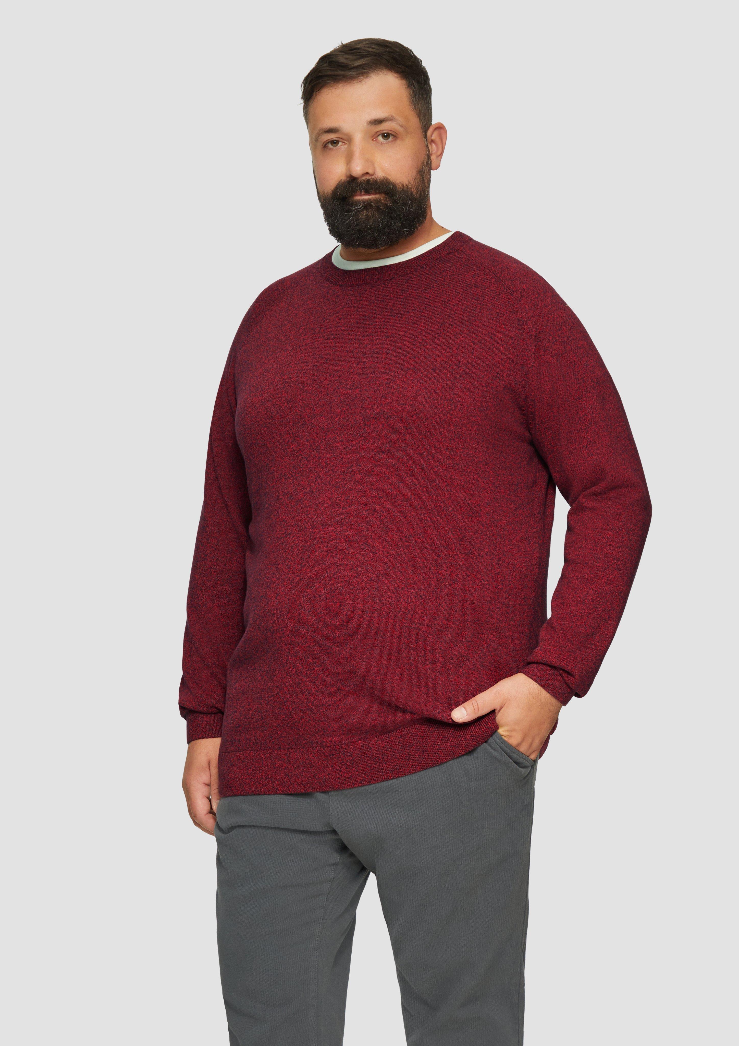 S.Oliver Strickpullover mit Rippbündchen