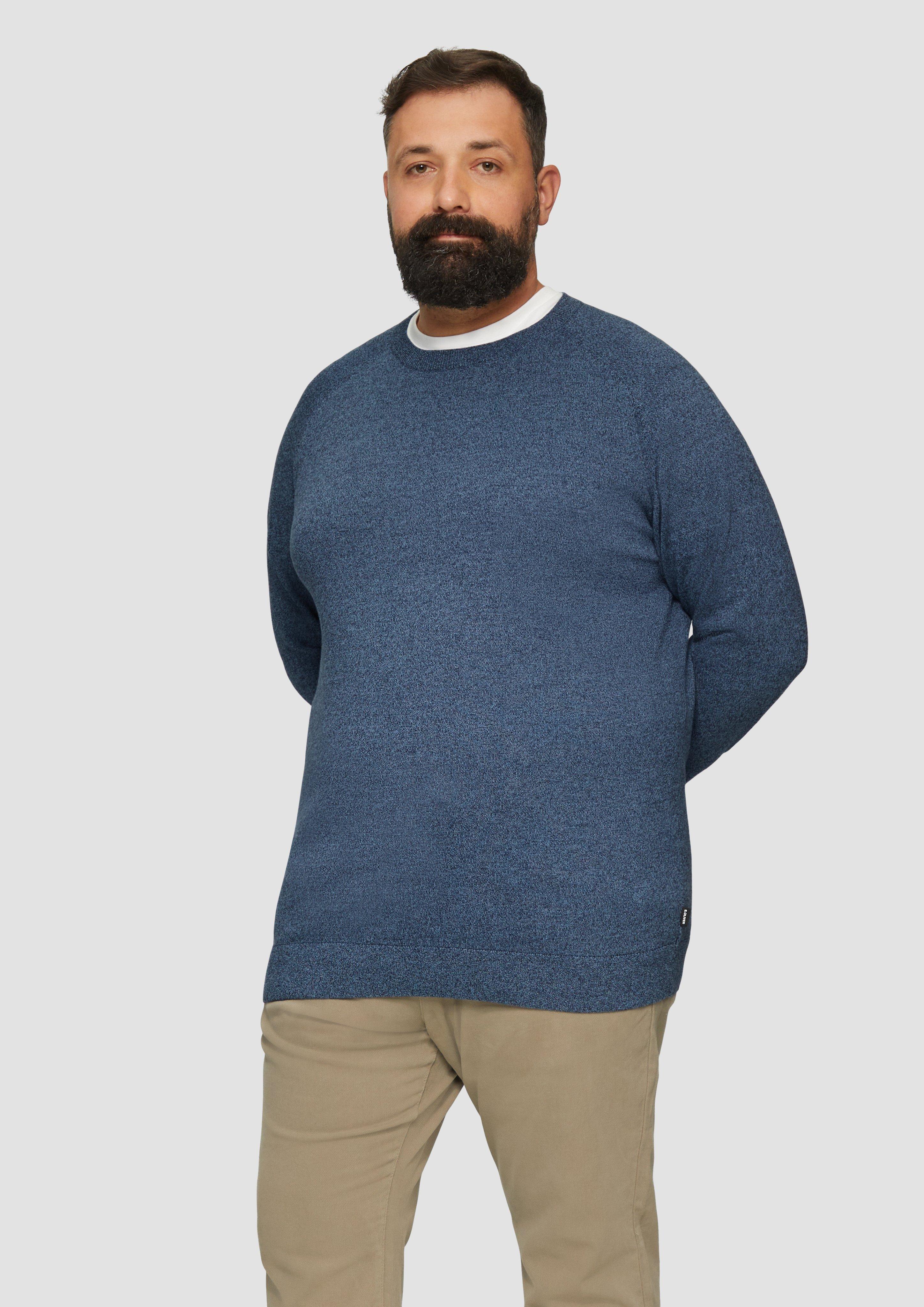 S.Oliver Strickpullover mit Rippbündchen