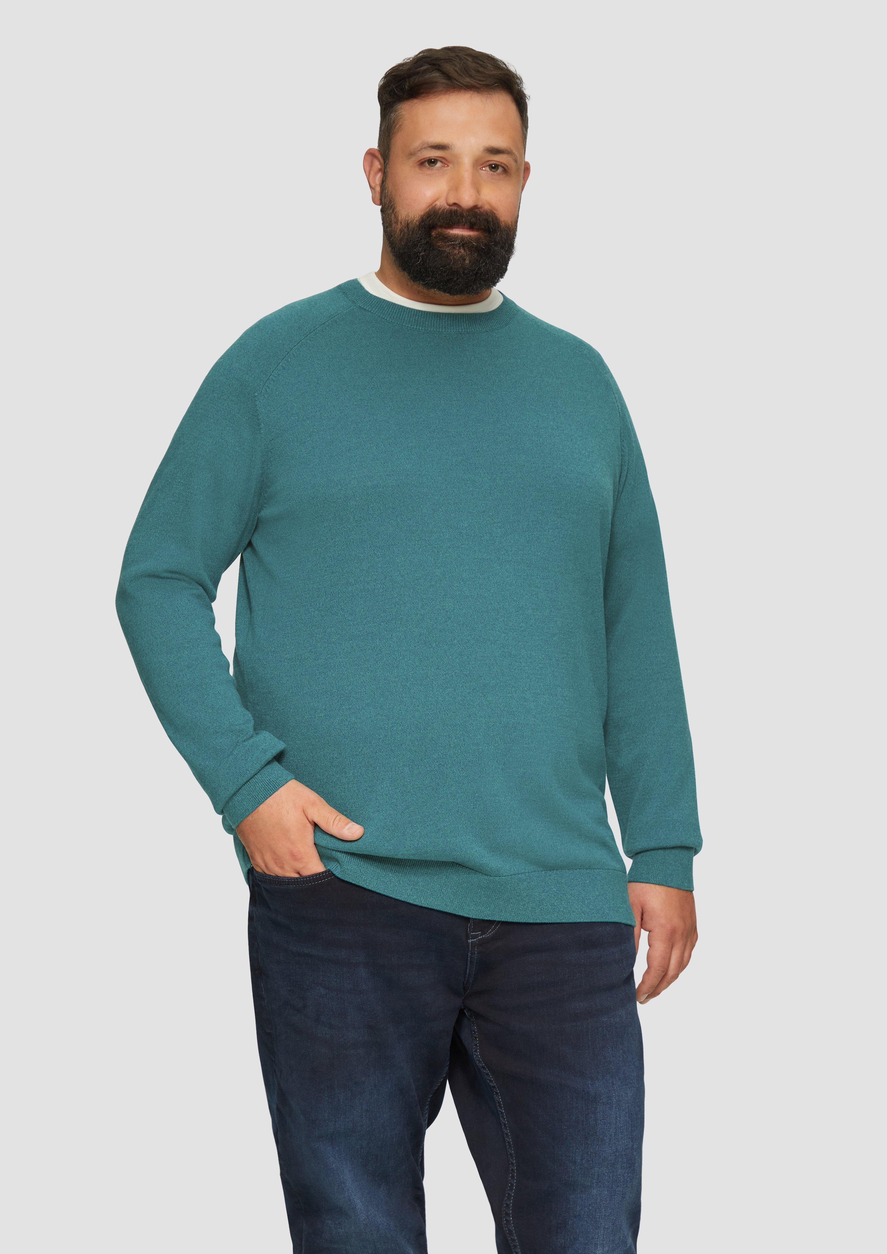 S.Oliver Strickpullover mit Rippbündchen