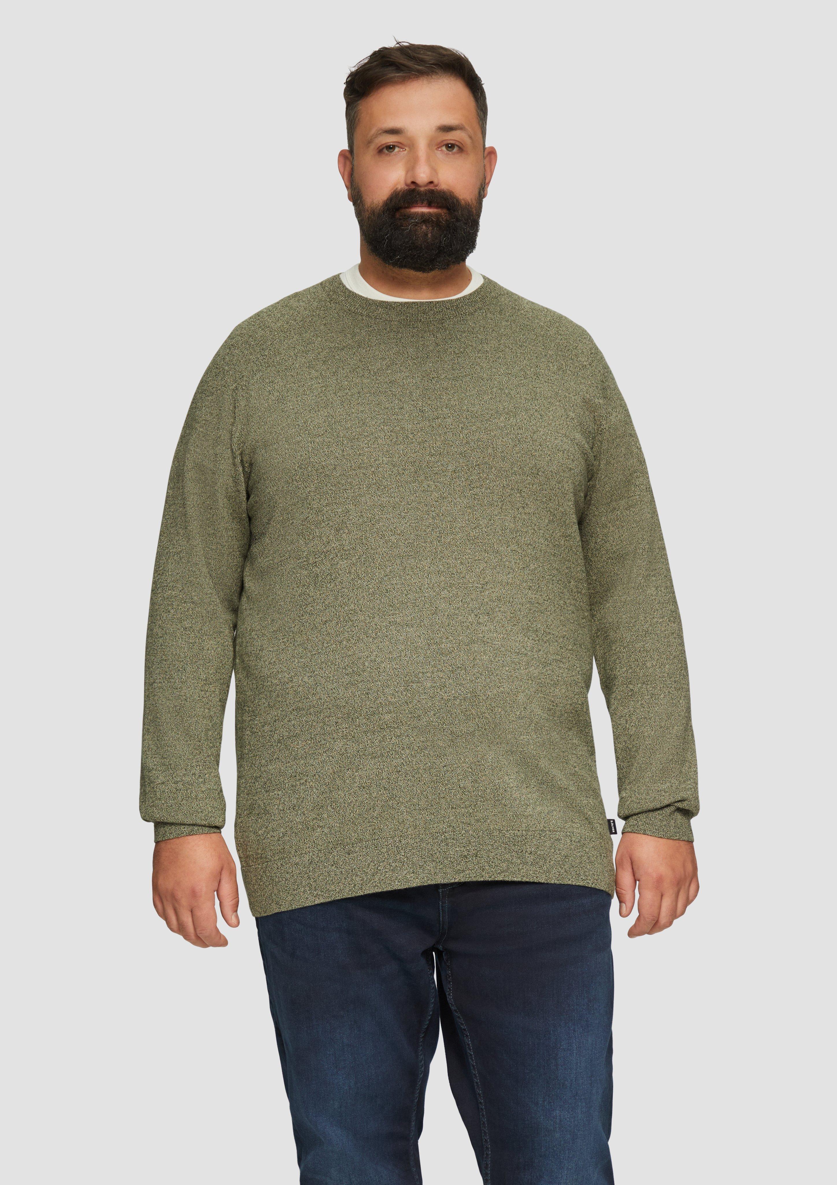 S.Oliver Strickpullover mit Rippbündchen