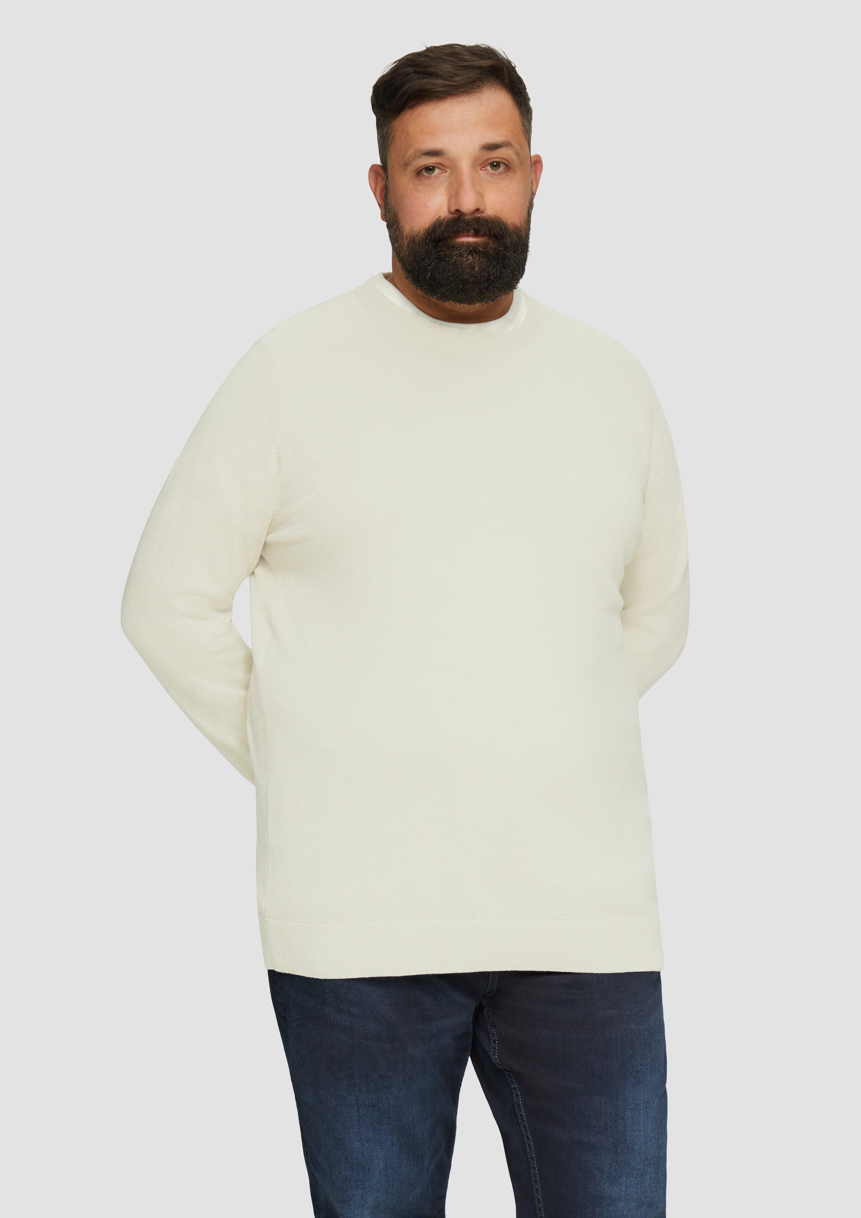 S.Oliver Strickpullover mit Rippbündchen