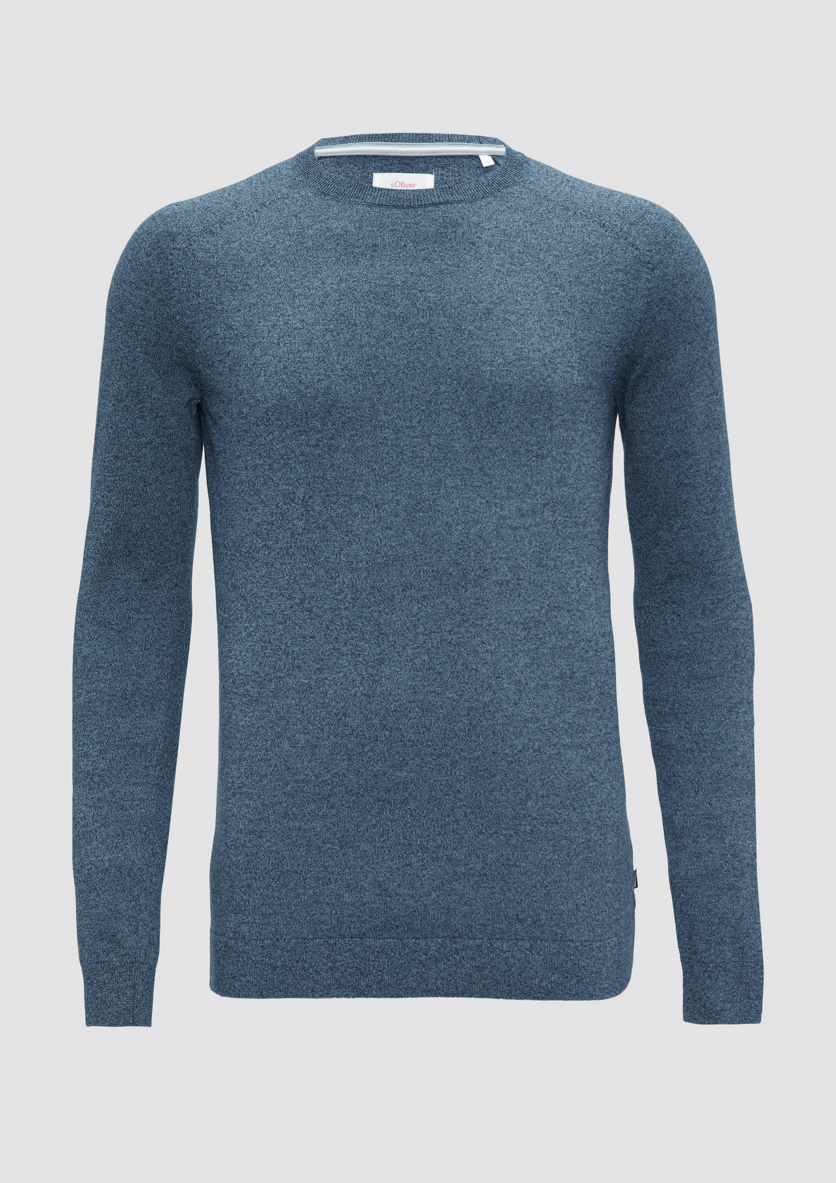 s.Oliver Strickpullover mit Rippbündchen