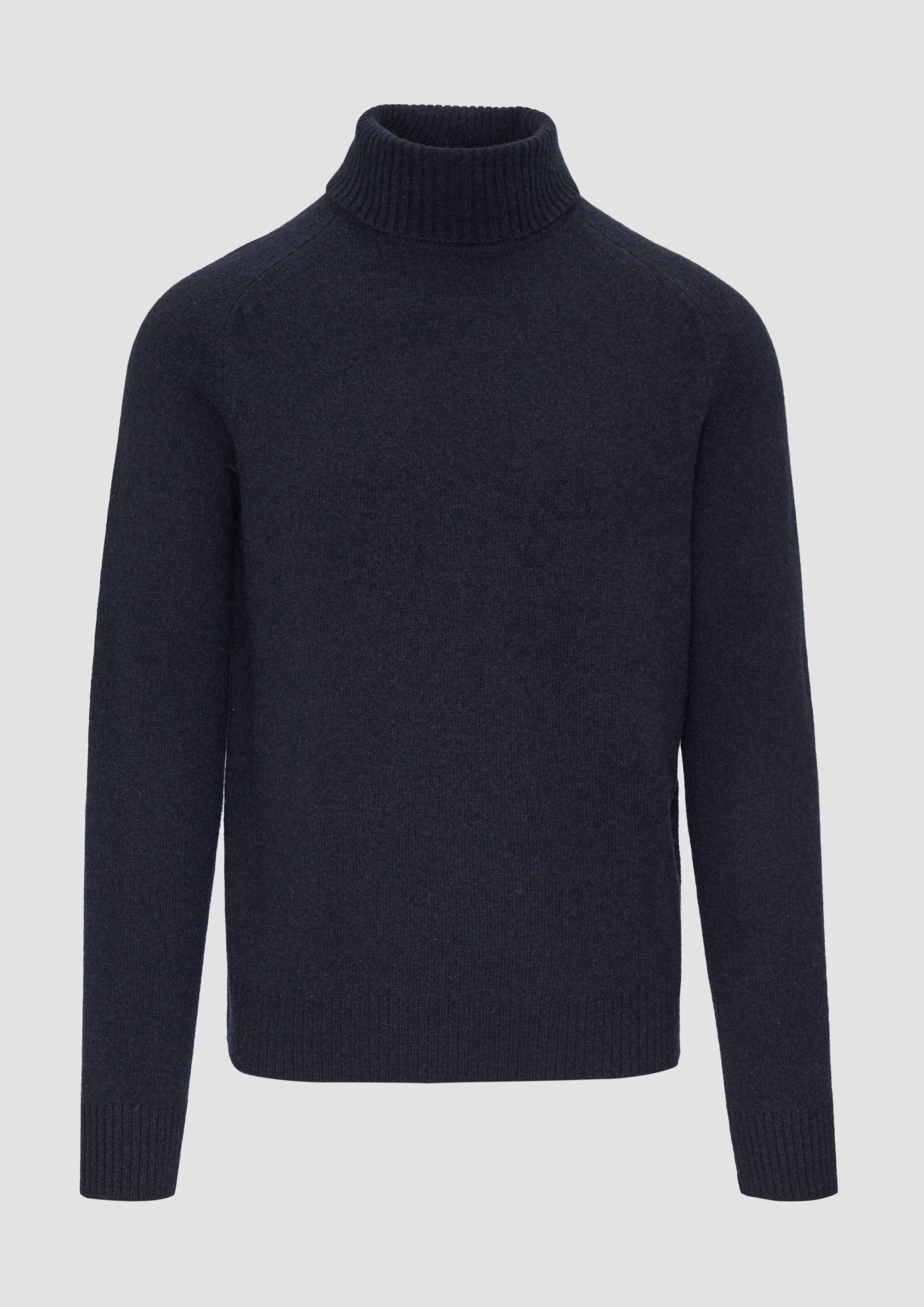 Thumbnail - s.Oliver - Rollkragenpullover aus reiner Wolle, Herren, blau