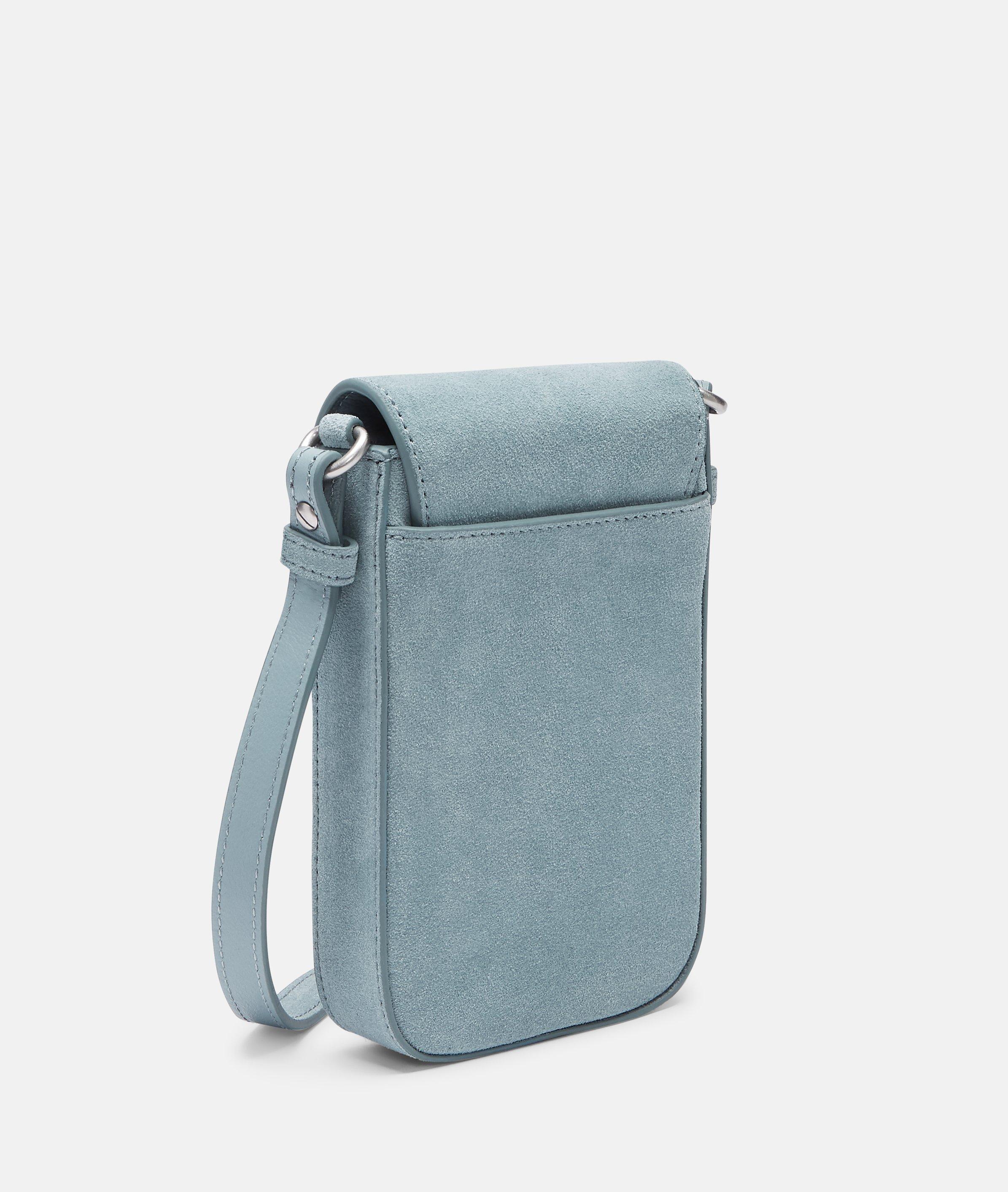 Thumbnail - Liebeskind Berlin - Handytasche aus Veloursleder -  blau