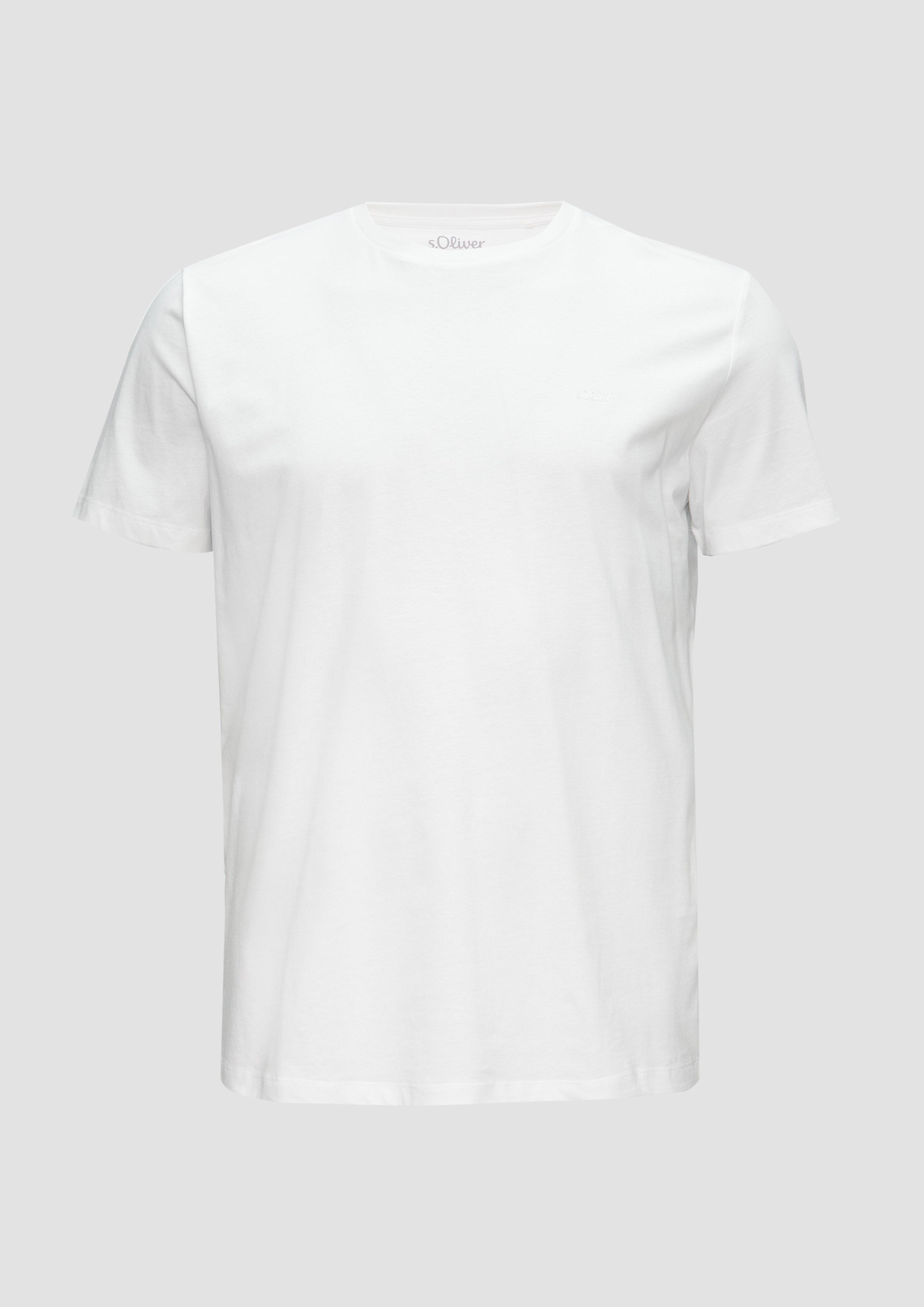 s.Oliver - T-Shirt, Herren, weiß