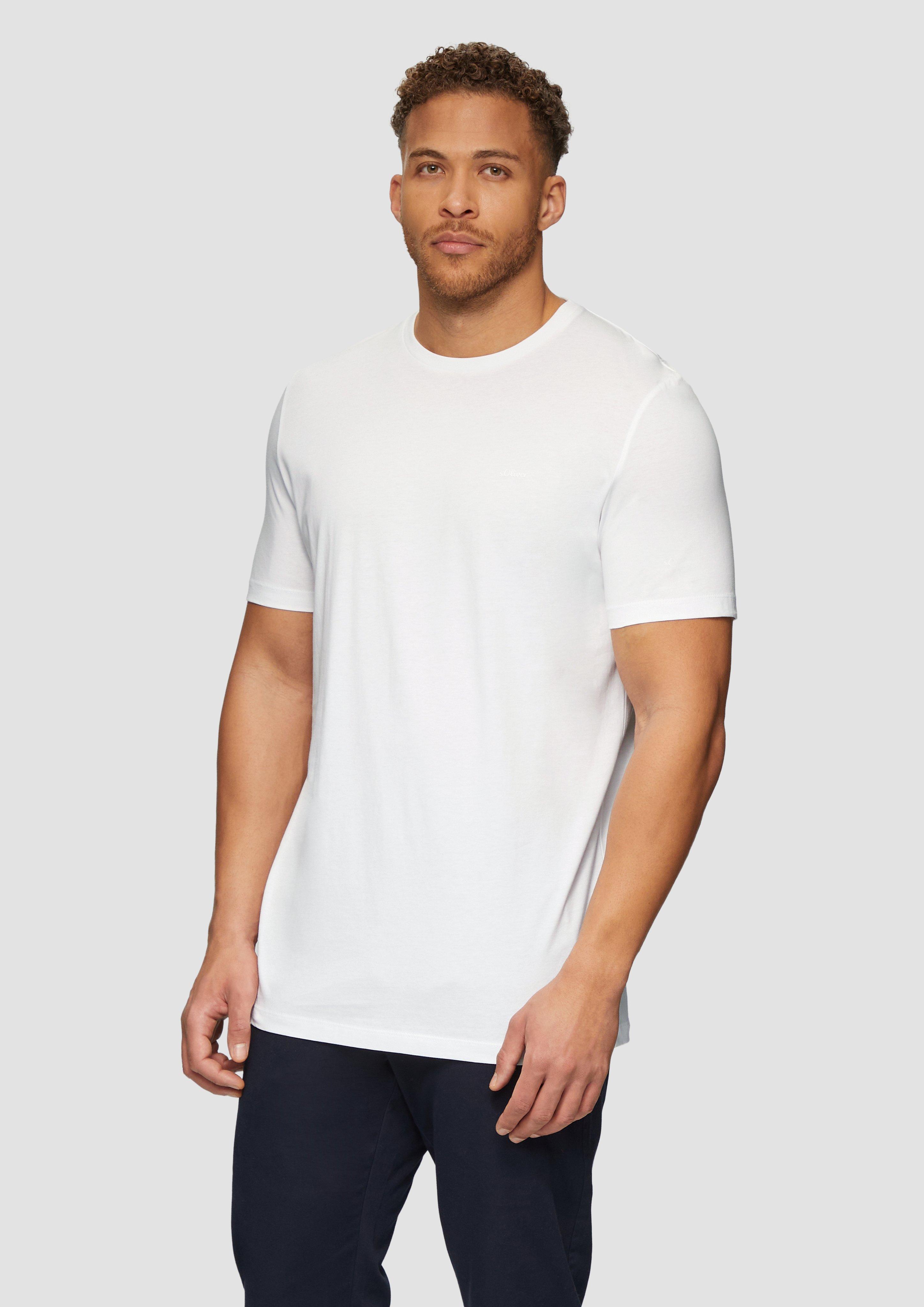 S.Oliver T-Shirt mit Crew Neck