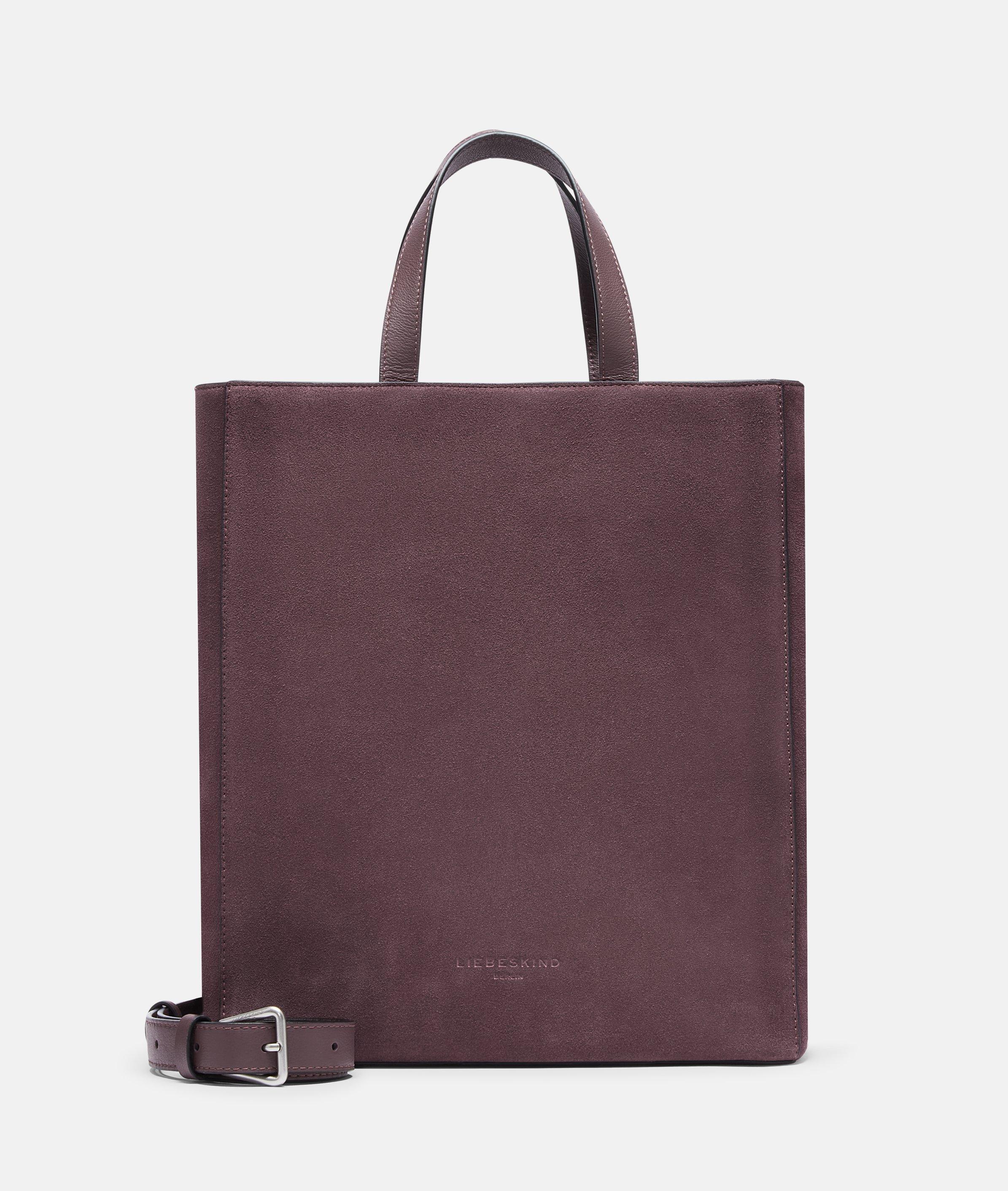 Liebeskind Berlin - Minimalistische Tasche aus Veloursleder -  rot