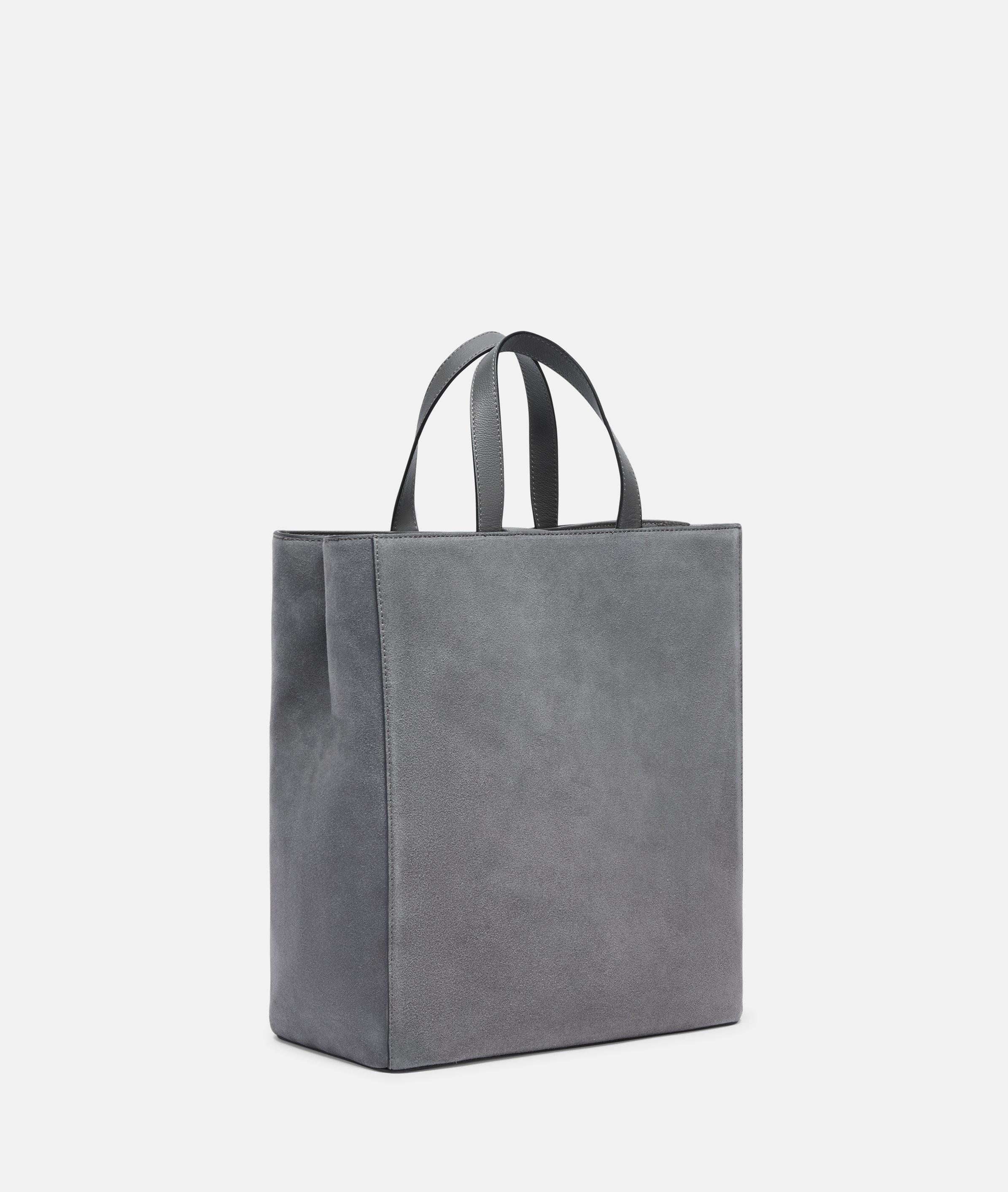 Thumbnail - Liebeskind Berlin - Minimalistische Tasche aus Veloursleder -  grau
