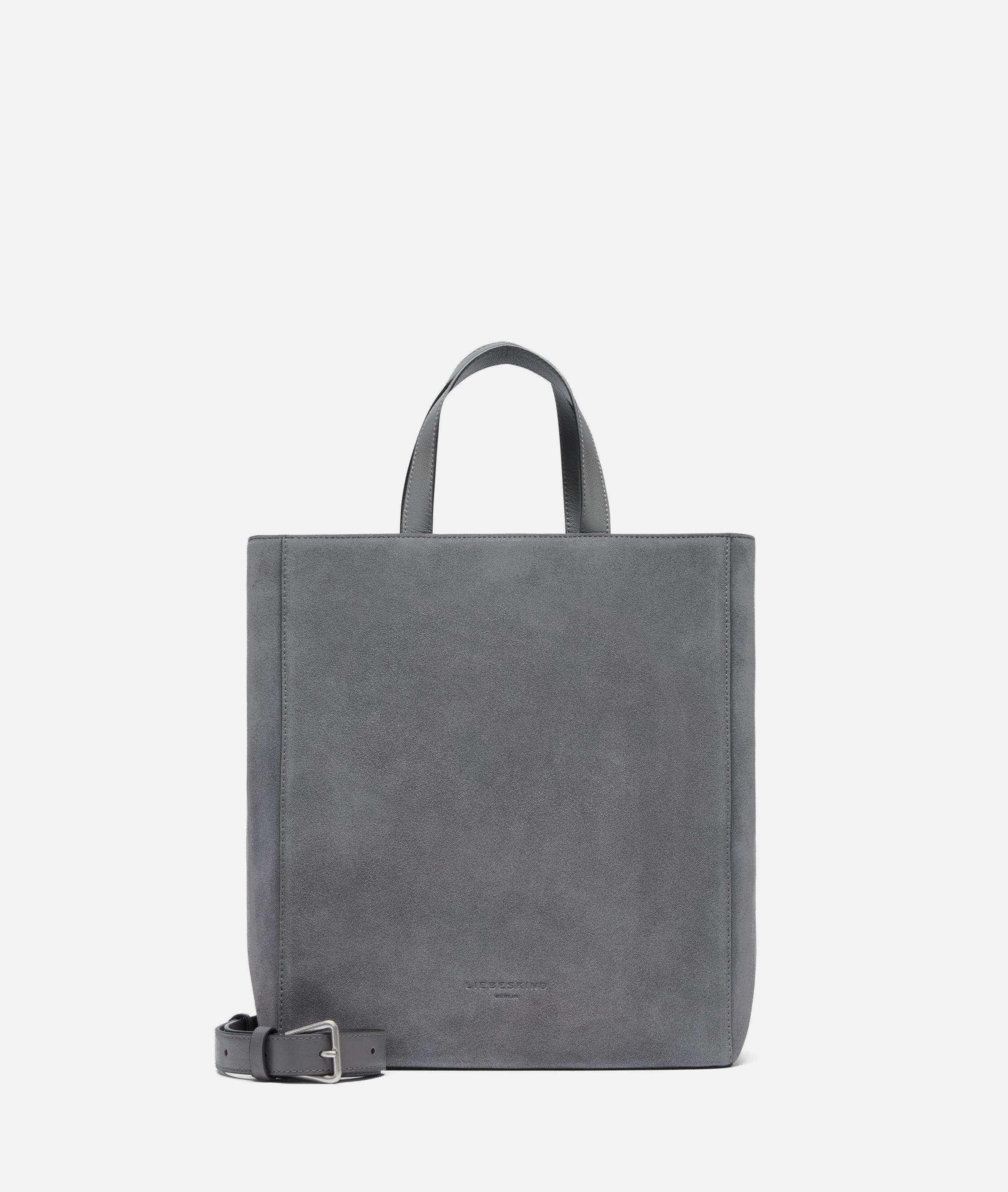 Liebeskind Berlin - Minimalistische Tasche aus Veloursleder -  grau