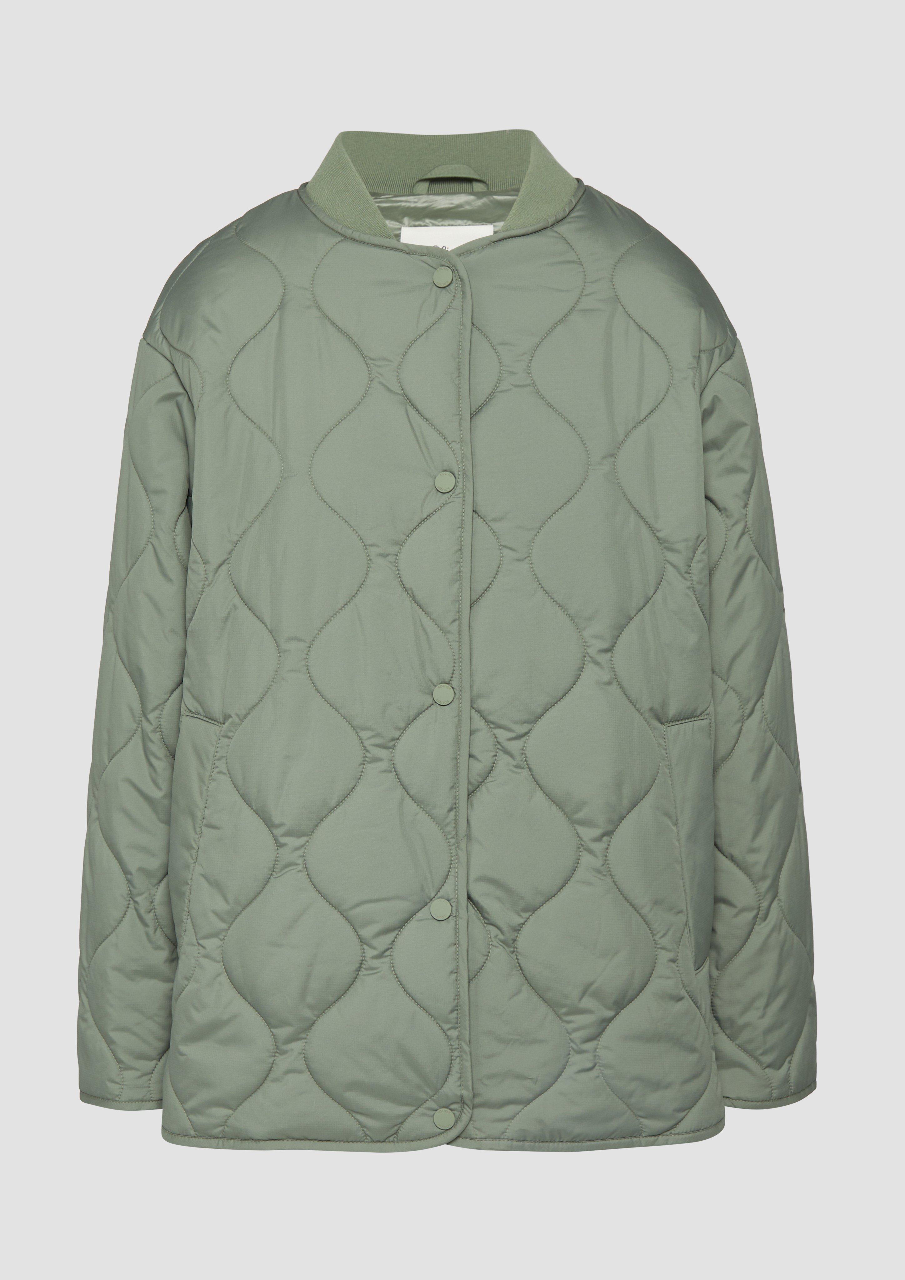 s.Oliver - Leichte Steppjacke im Relaxed Fit, Damen, Grün