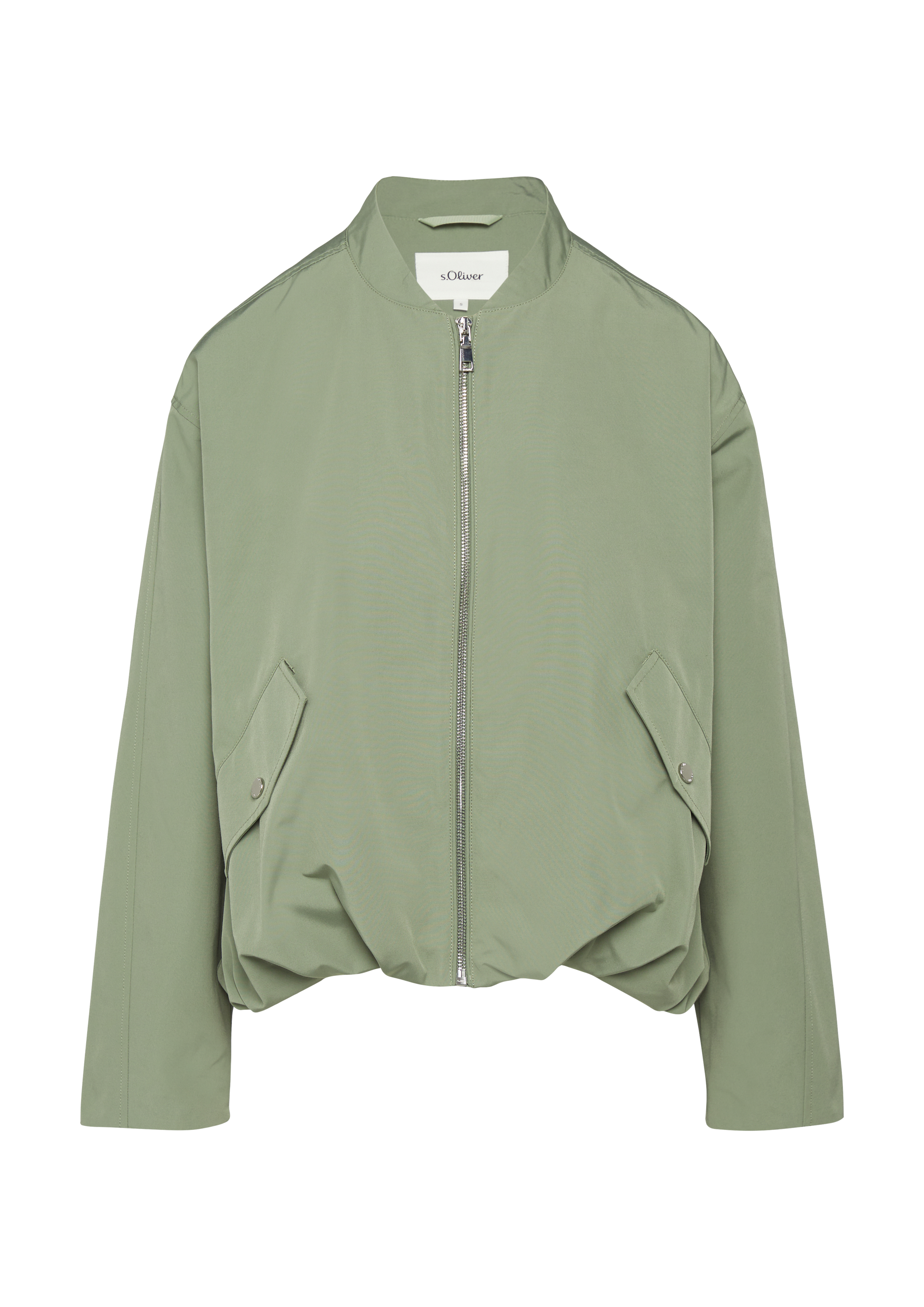 Blouson Bomber Blouson Damen S Oliver Blouson Mit Raffungsdetails
