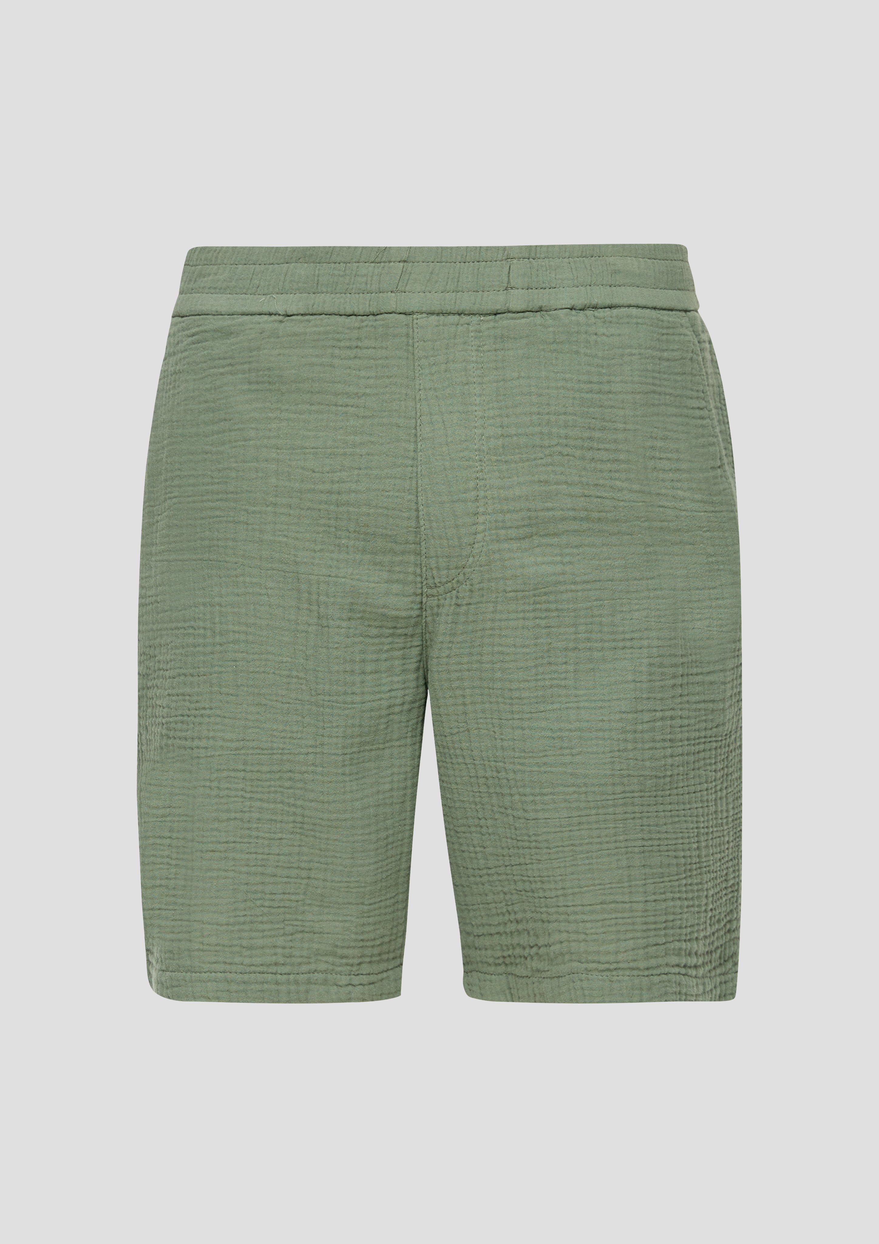 s.Oliver - Shorts aus Baumwolle im Relaxed Fit, Herren, grün