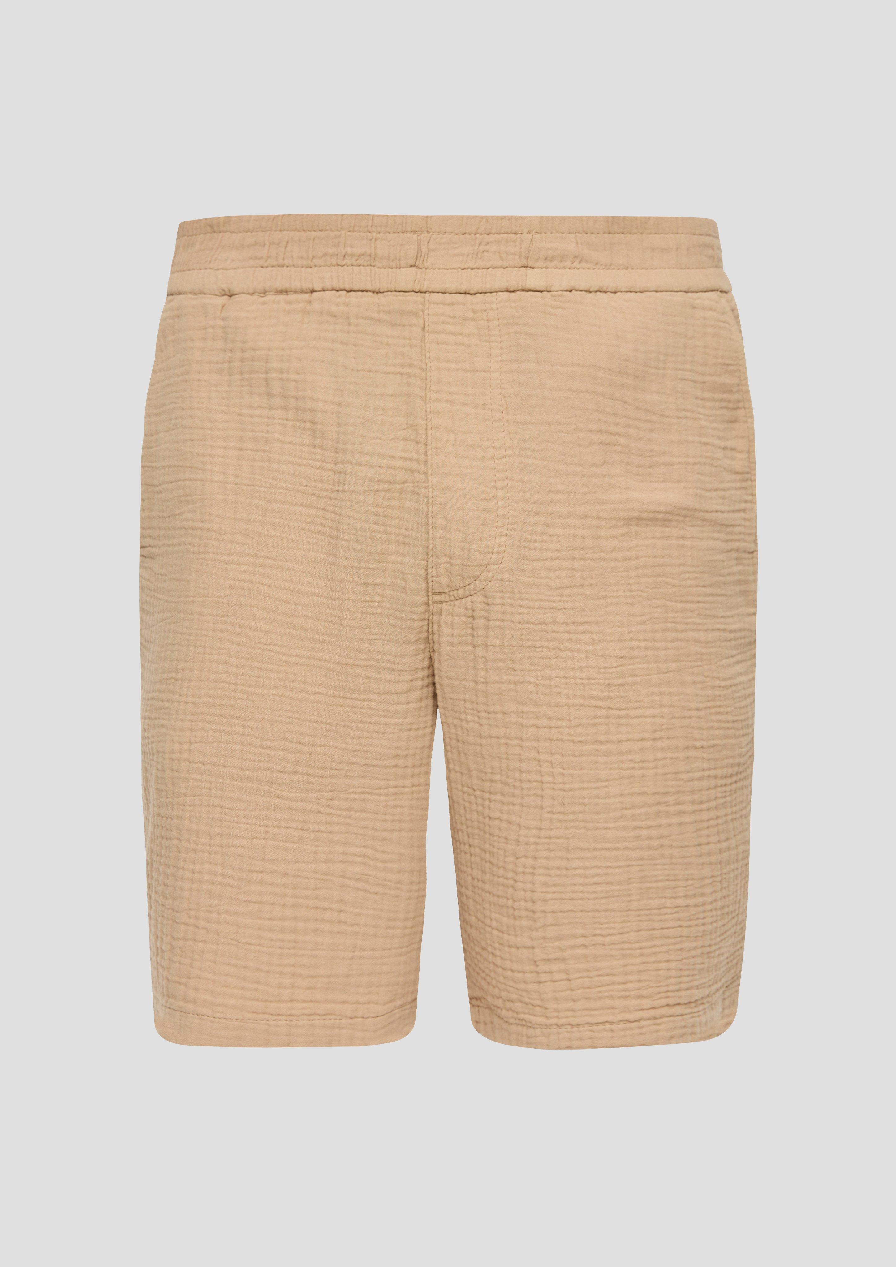 Thumbnail - s.Oliver - Shorts aus Baumwolle im Relaxed Fit, Herren, Beige