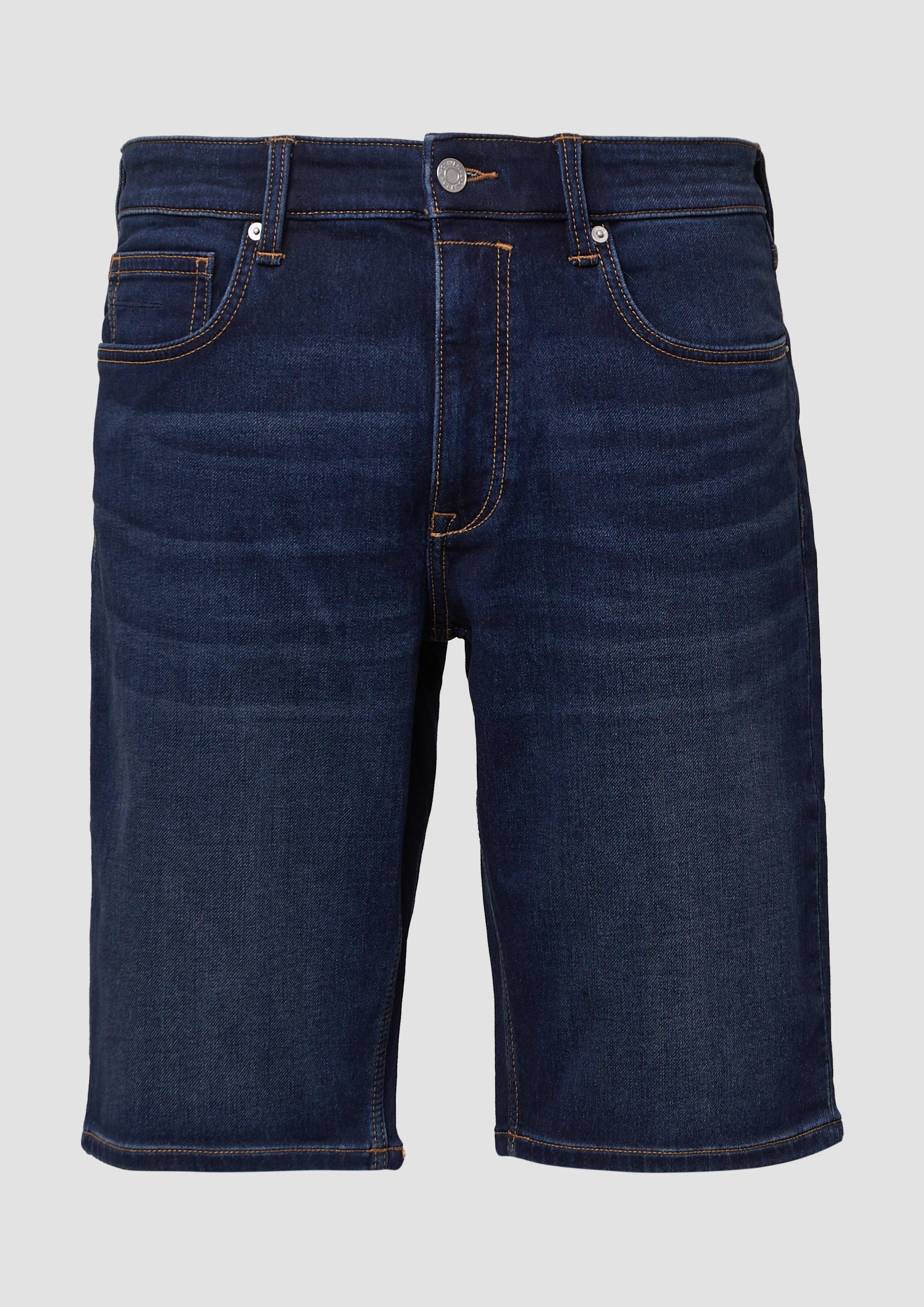 s.Oliver - Jeans-Shorts / Regular Fit / Mid Rise, Herren, blau
