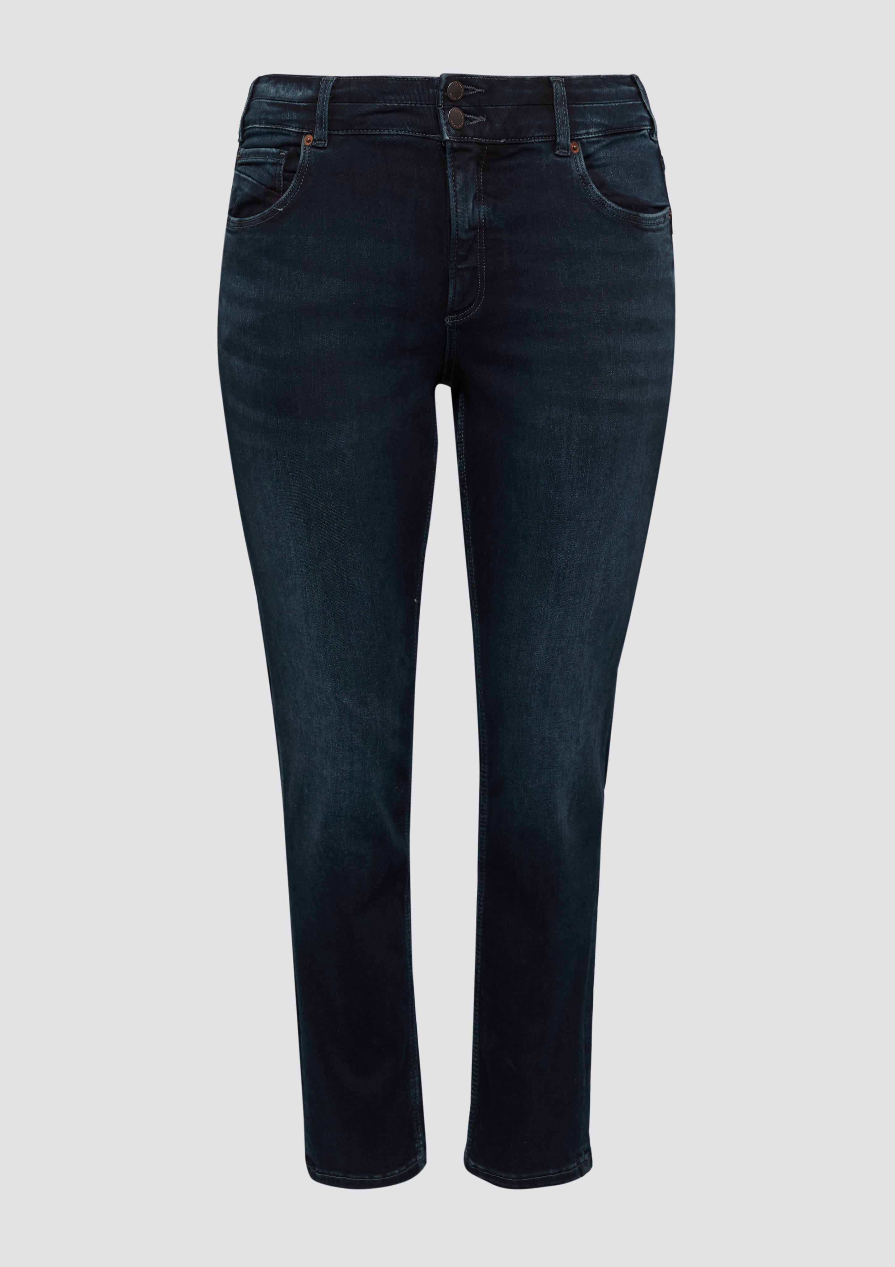 Thumbnail - QS - Jeans / Slim Fit / Mid Rise / Slim Leg, Damen, blau