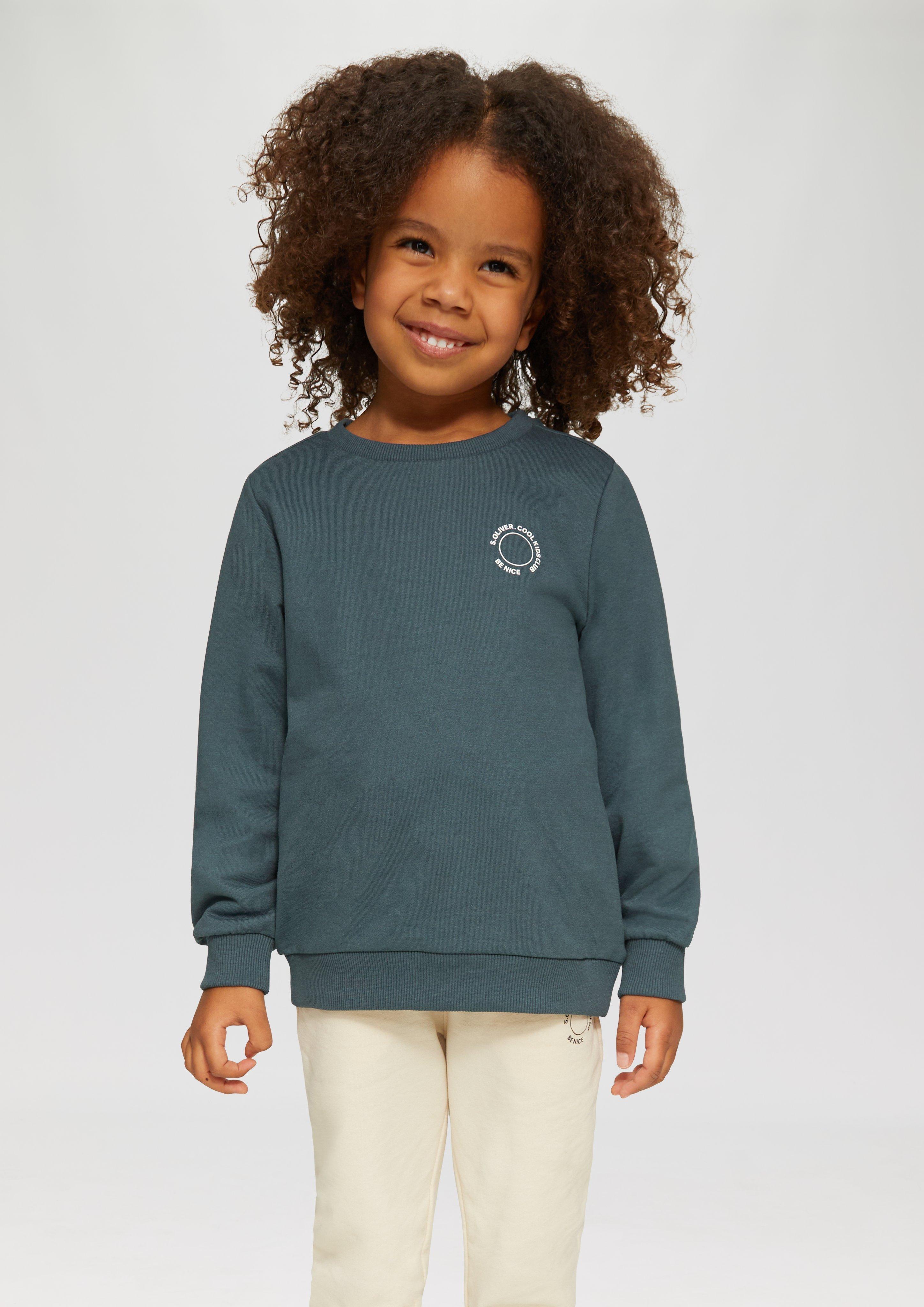 S.Oliver Mädchen Sweatshirts - Bequeme Langarm-Shirts Mit Frontprint