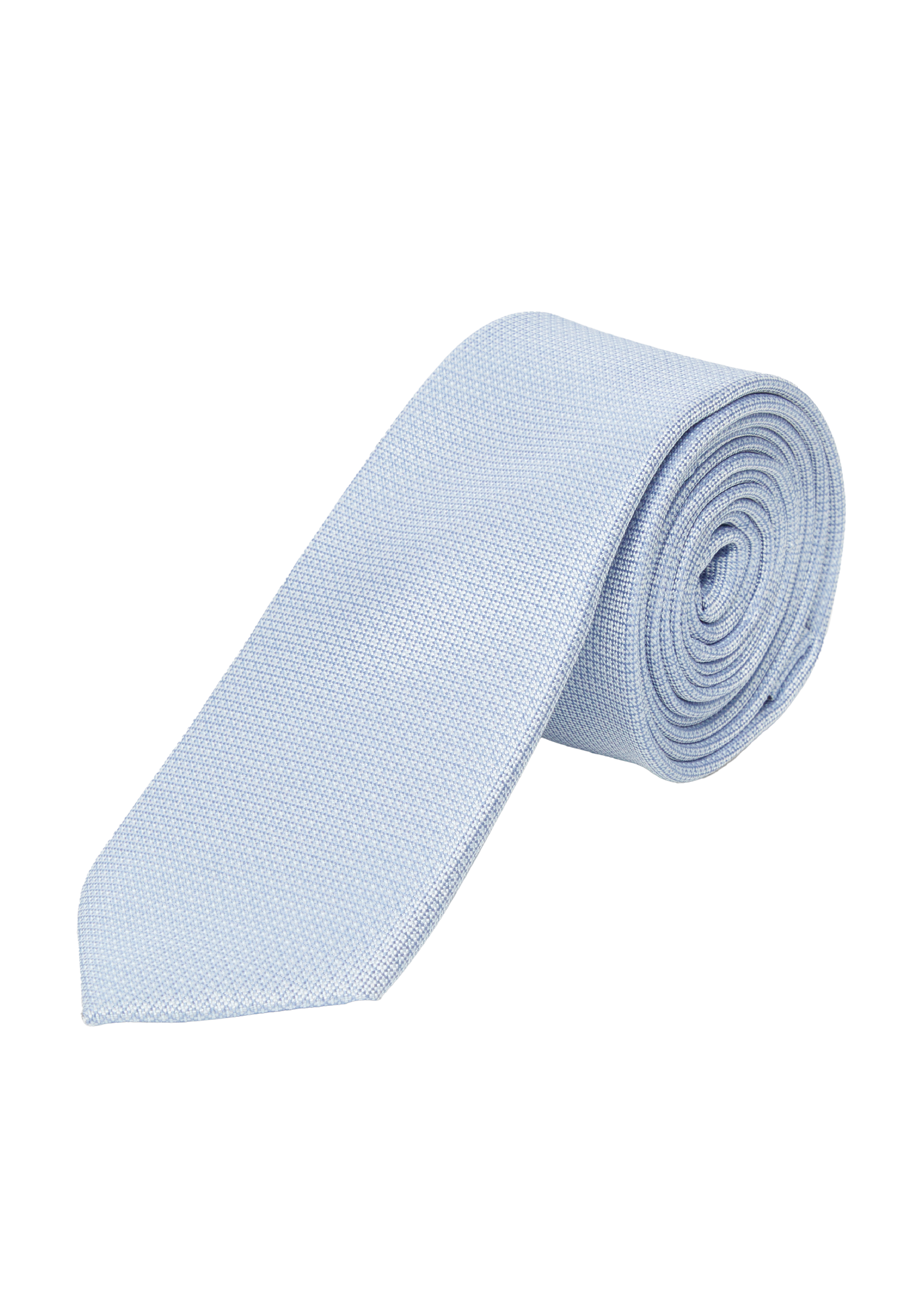 Thumbnail - s.Oliver - Festliche Jacquard-Krawatte aus Seidenmix, Herren, blau