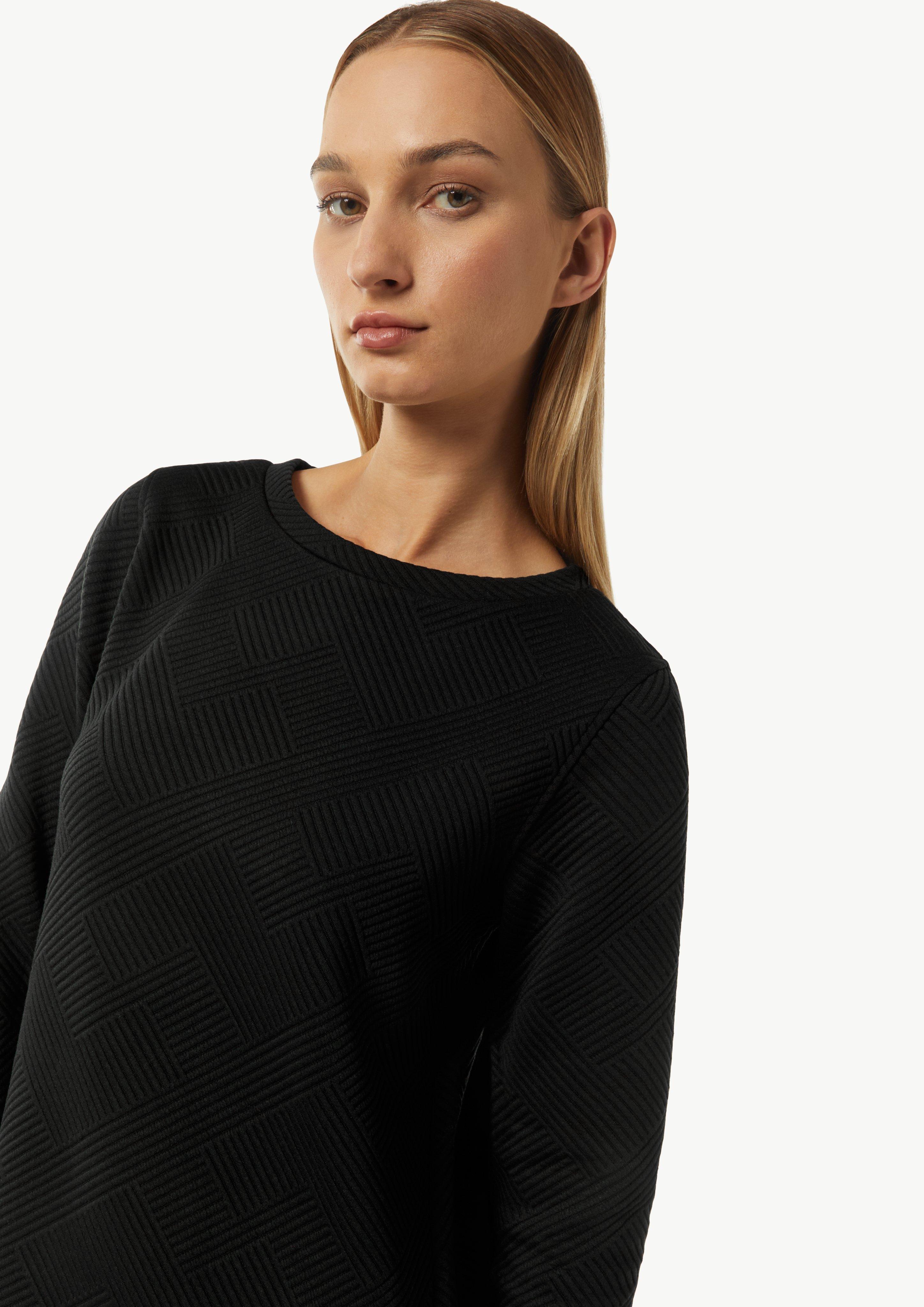 Textured jersey dress - black | Comma Textured jersey dress - black | Comma