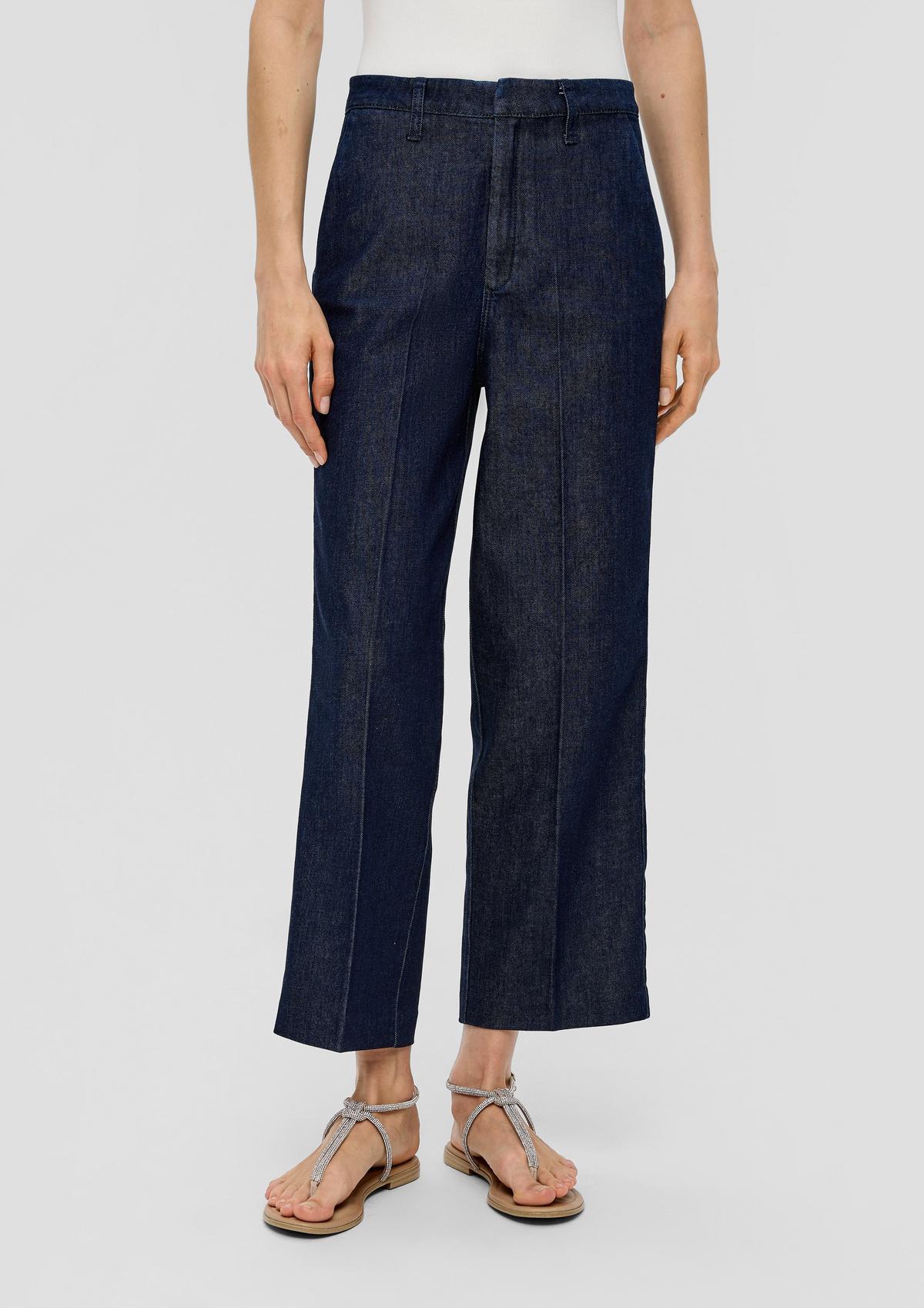 s.Oliver Crop-Jeans/Relaxed Fit/High Rise/Wide Leg
