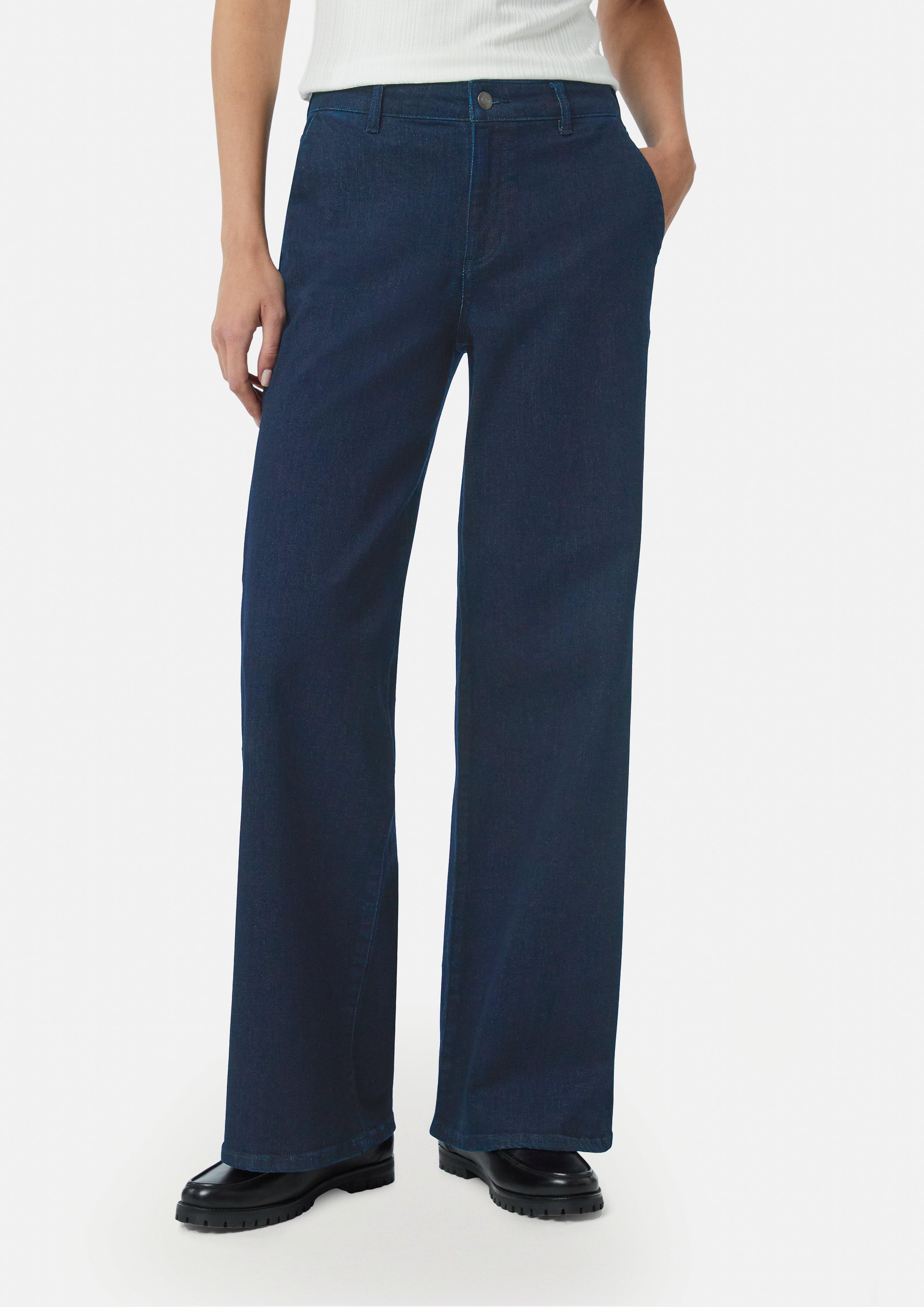Jeans with a wide leg - blue | Comma Jeans with a wide leg - blue | Comma