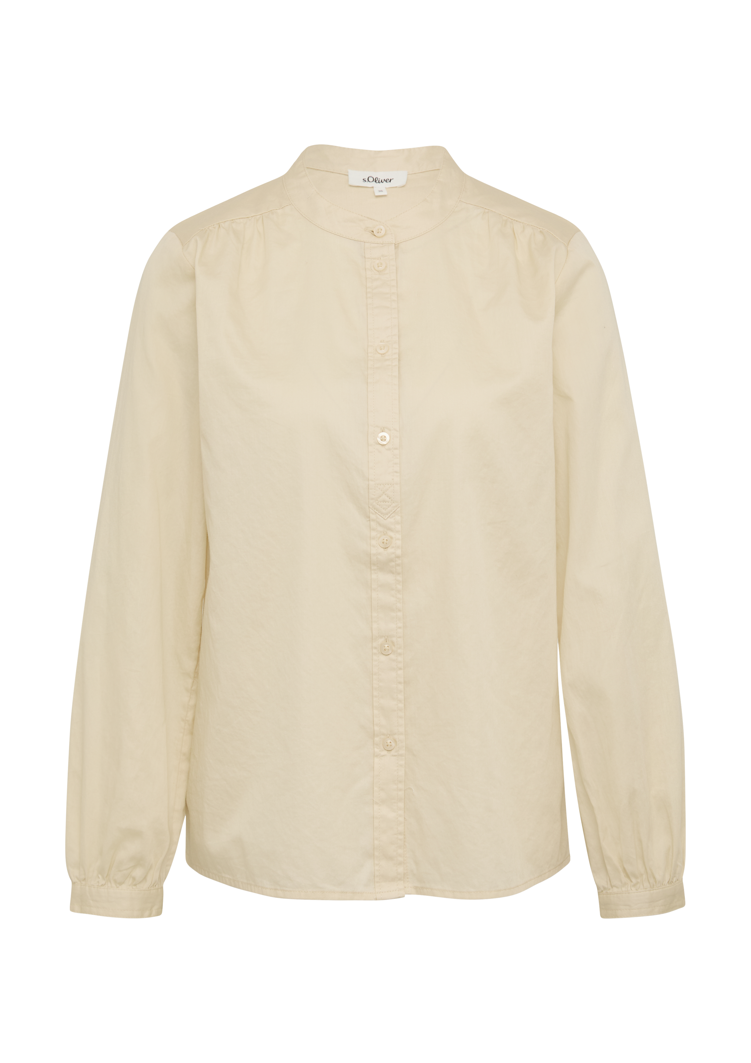 Satijnen blouse met plooien