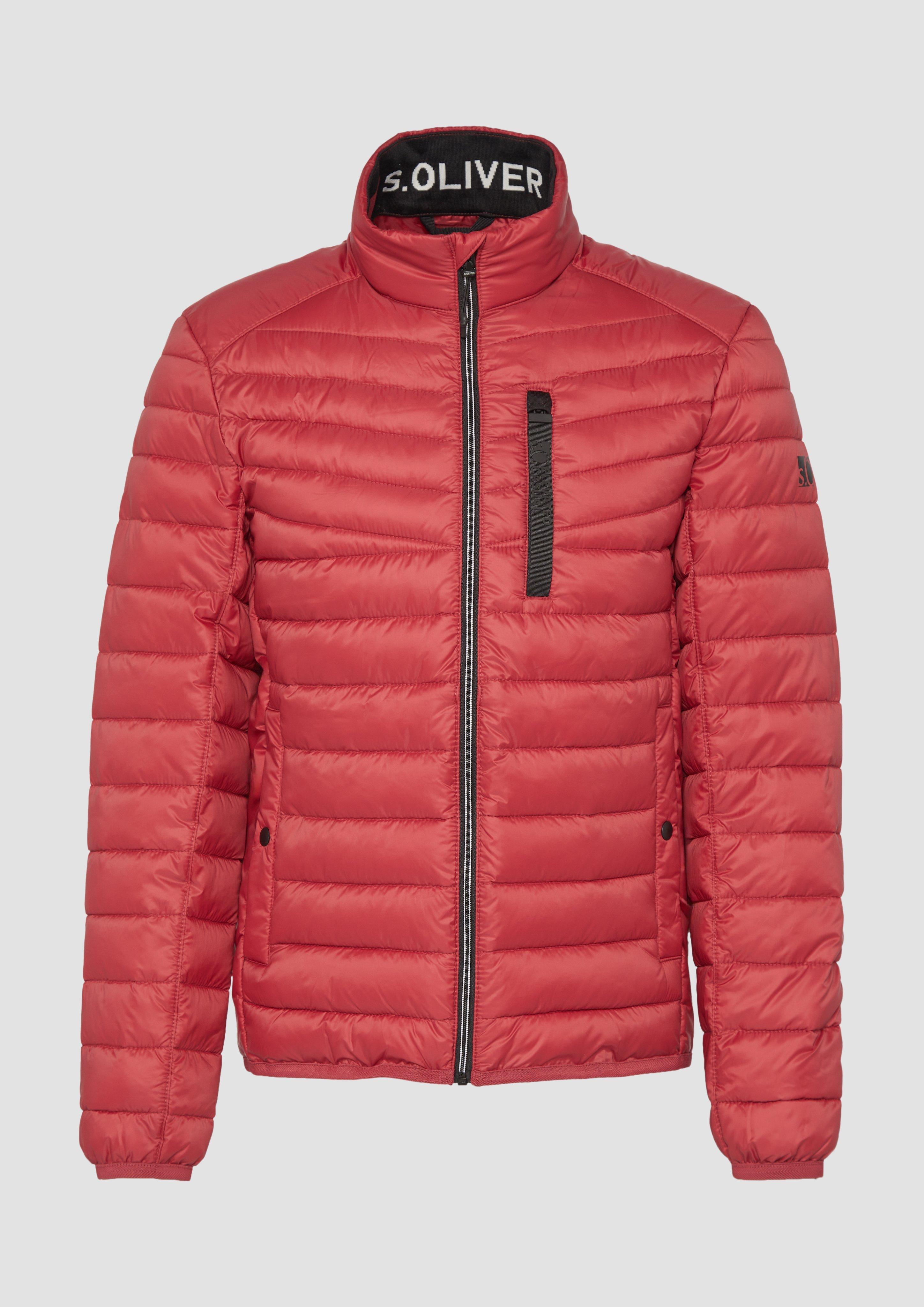 s.Oliver - Steppjacke mit sportiven Kontrastdetails, Herren, rot