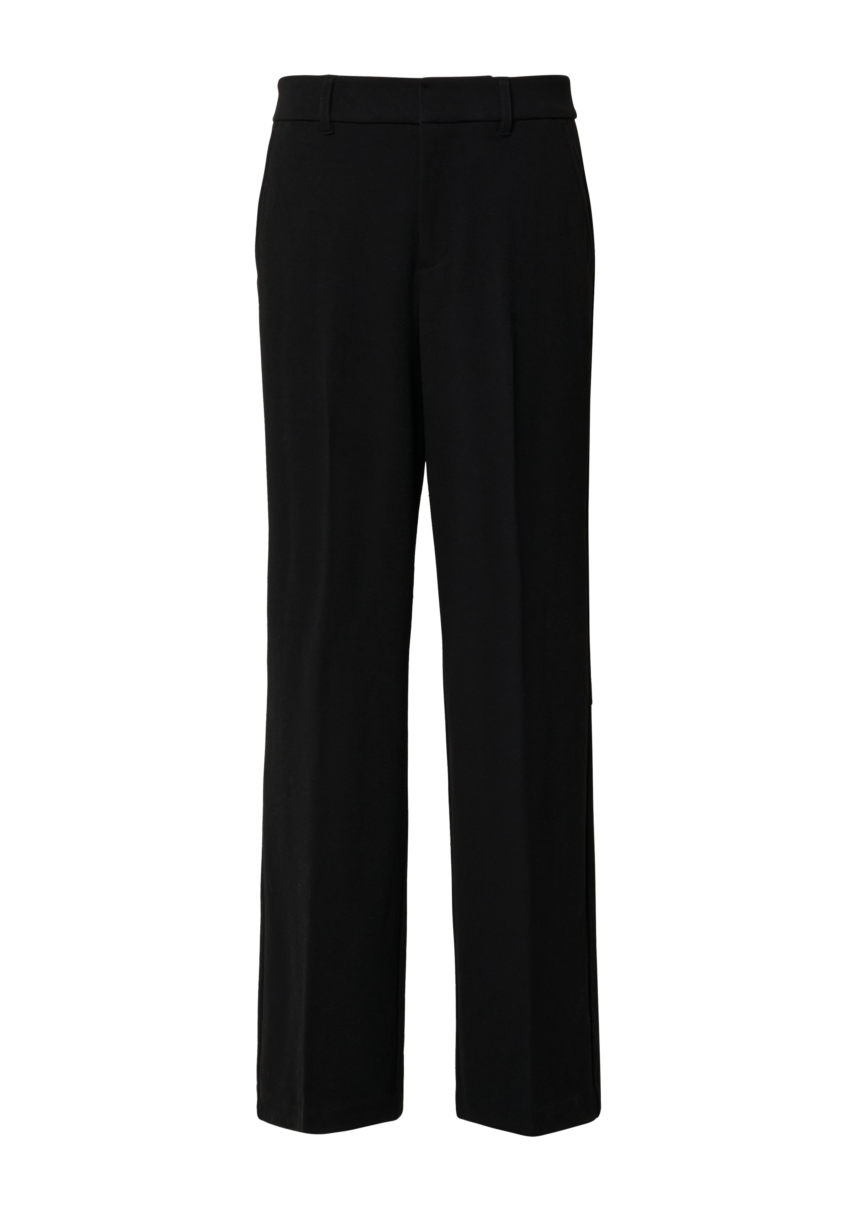 Wide-Leg-Hose aus Struktur-Jersey