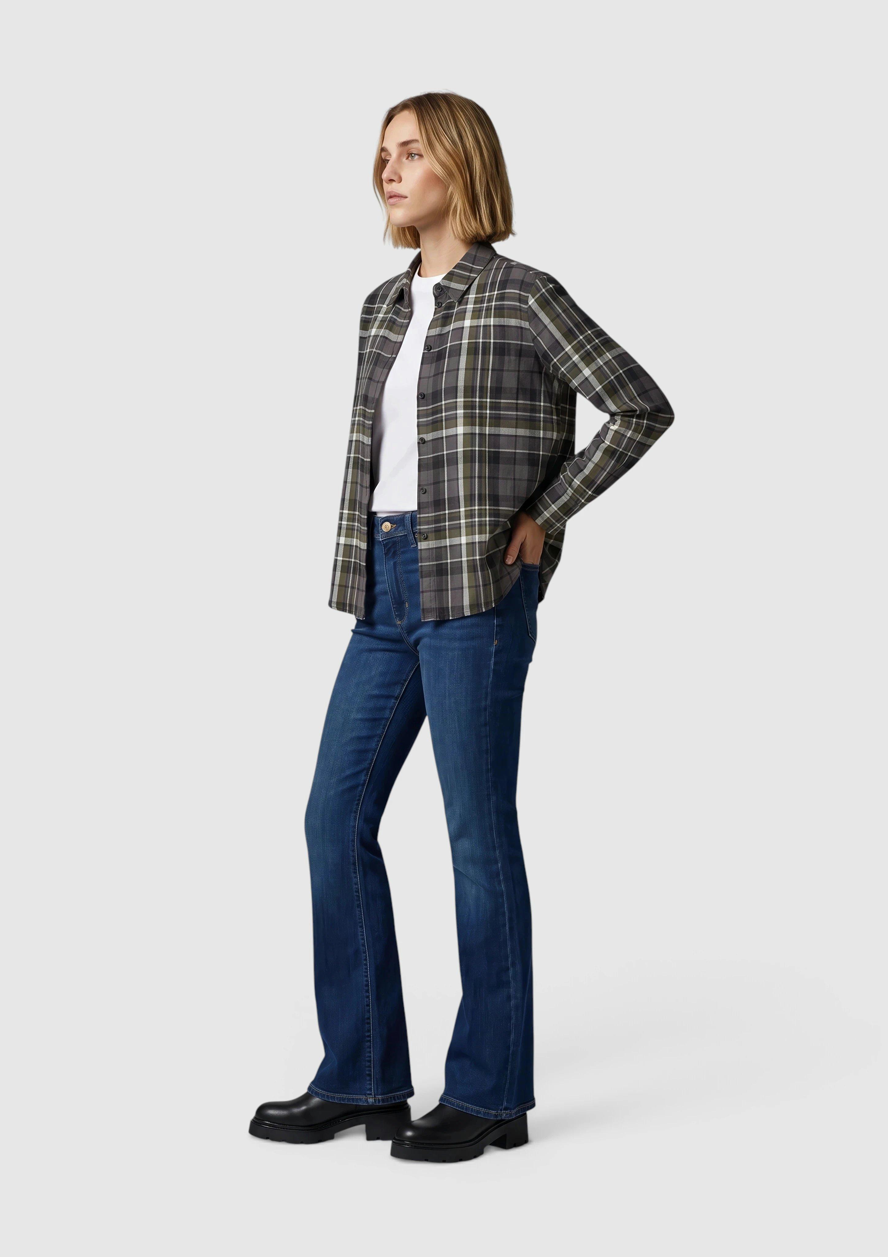 Dames Slim fit: kledingstukken gewassen jeans in blauw van s.Oliver