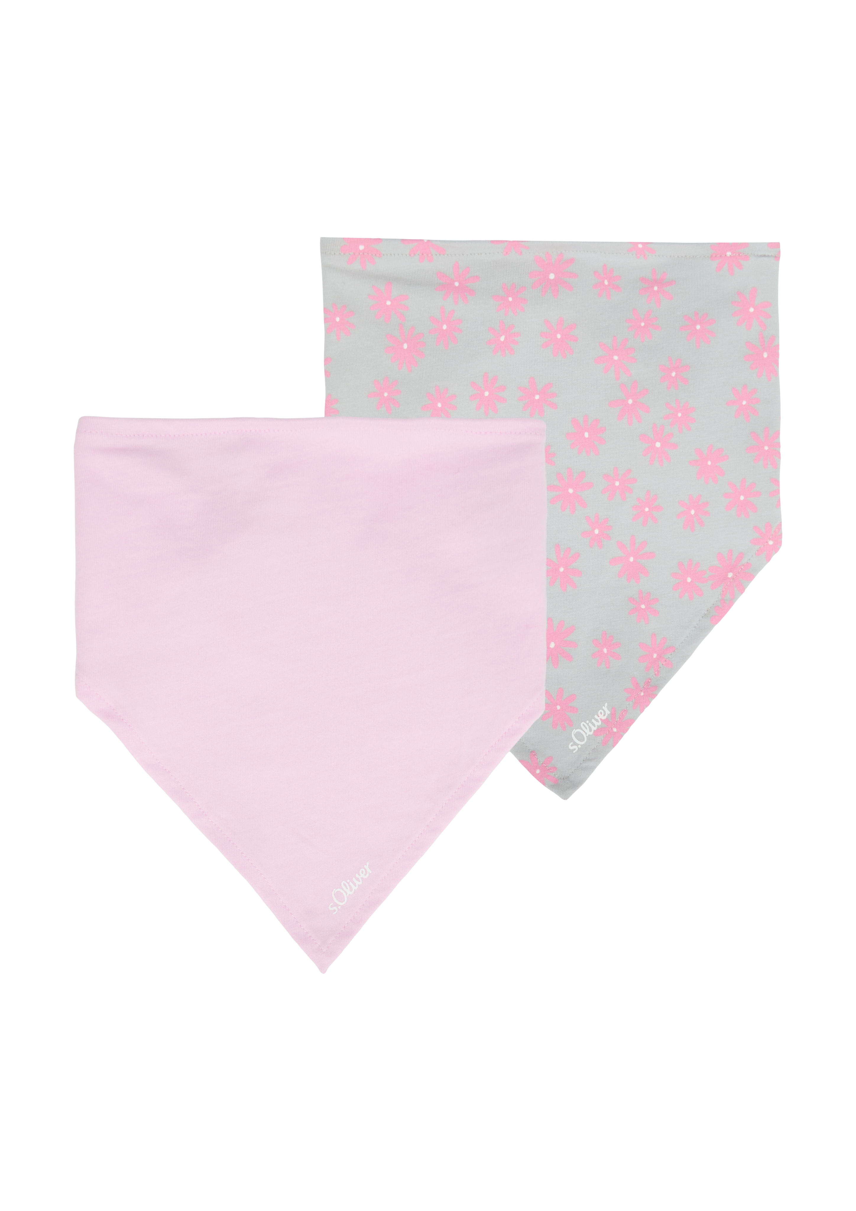 s.Oliver - Dreieckstücher im Doppelpack, Babys, Rosa