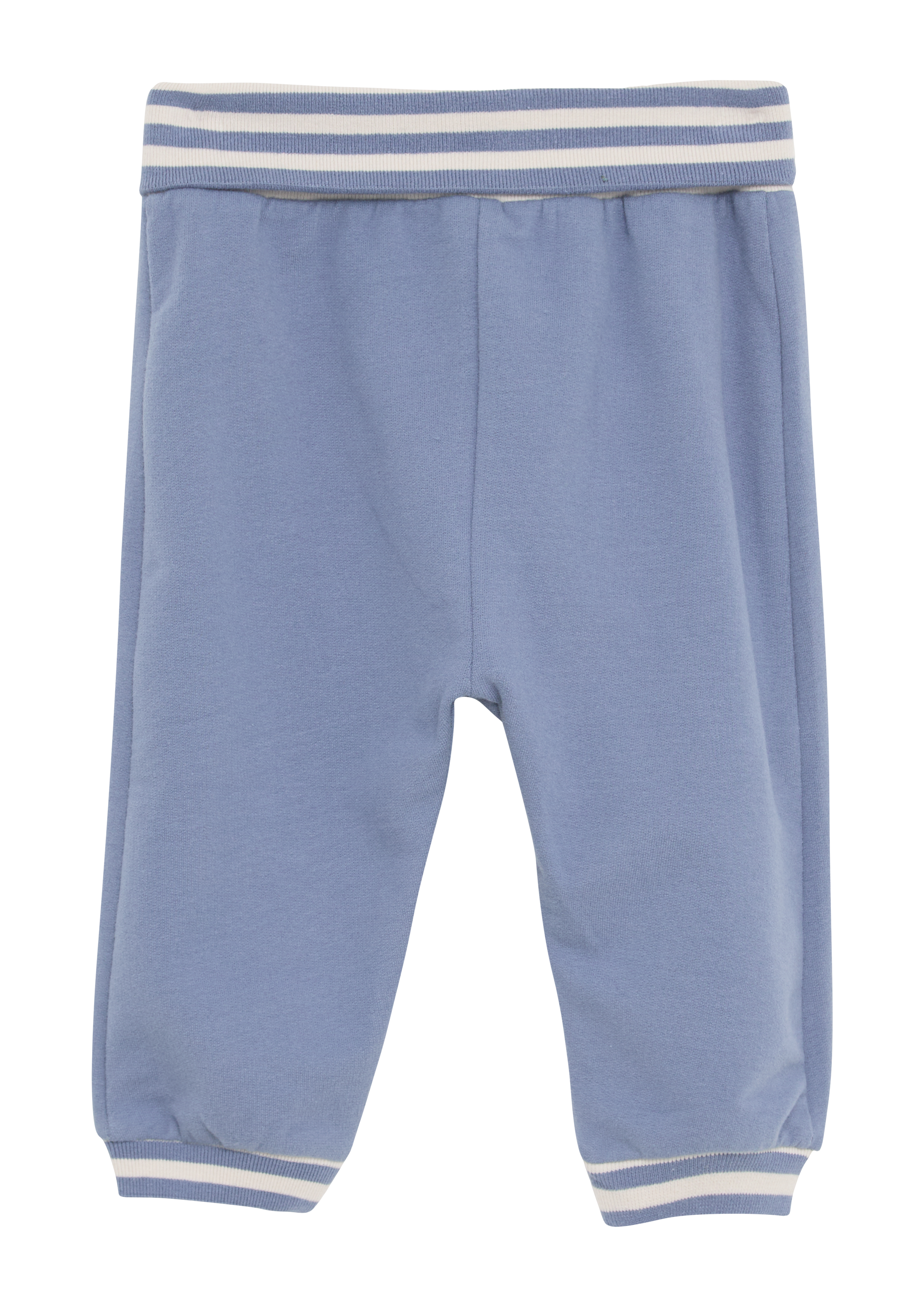 s.Oliver - Jogpants im Loose Fit mit Rippblende, Babys, blau