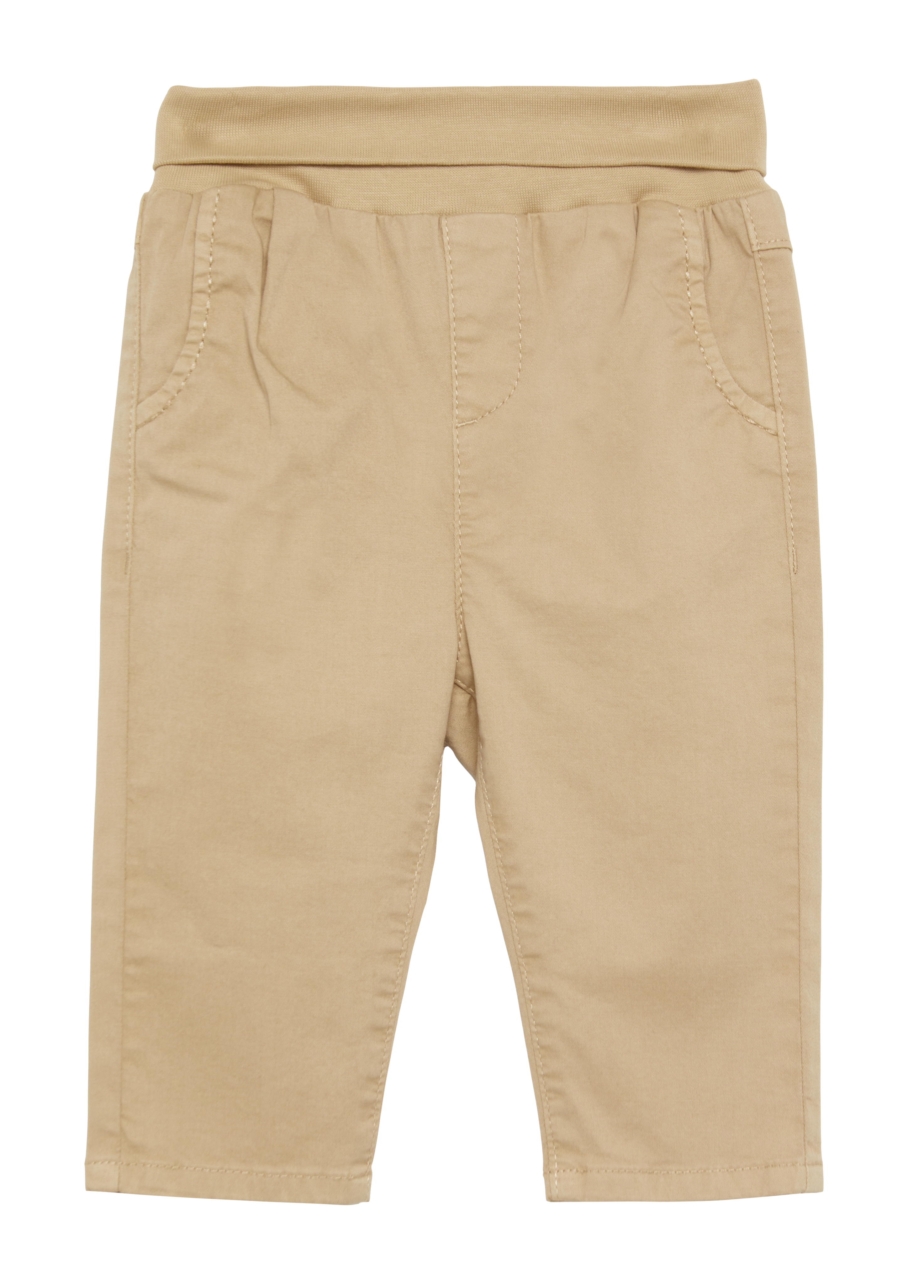 s.Oliver - Festliche Hose aus mit Umschlagbund, Babys, Beige