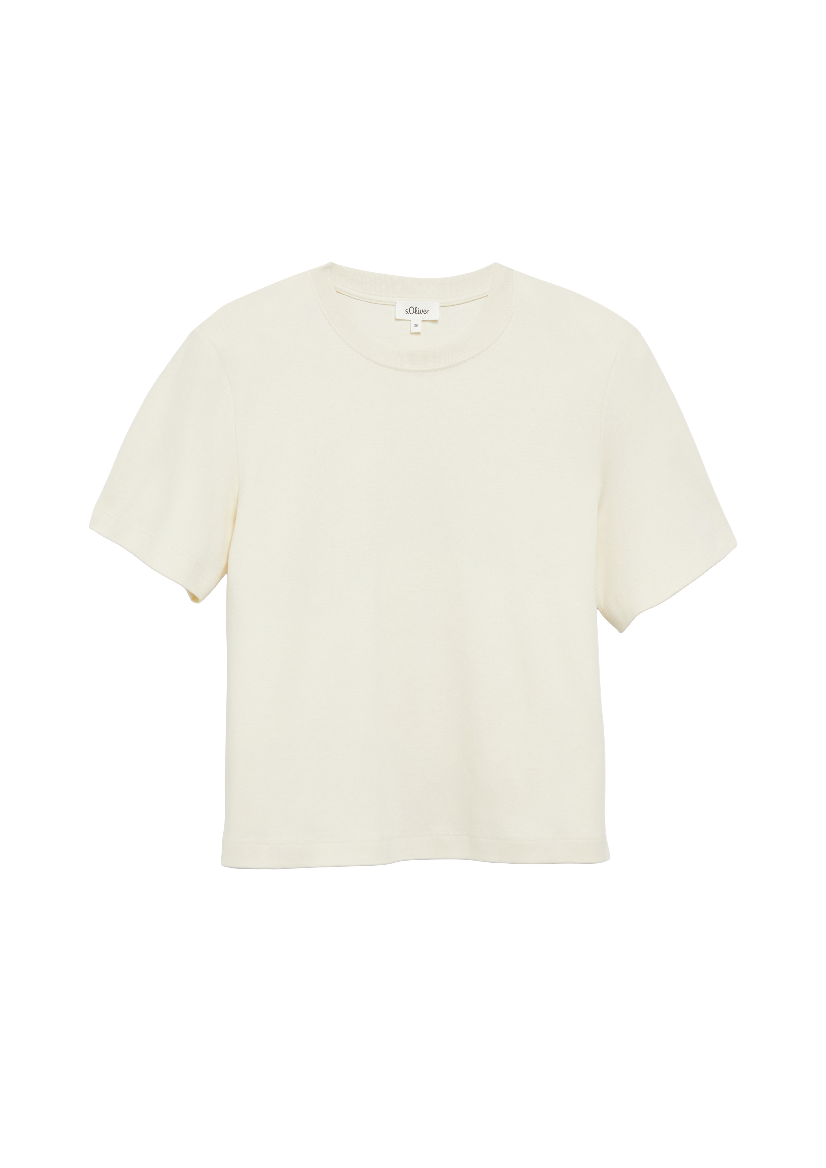 Korter T-shirt van interlock-jersey