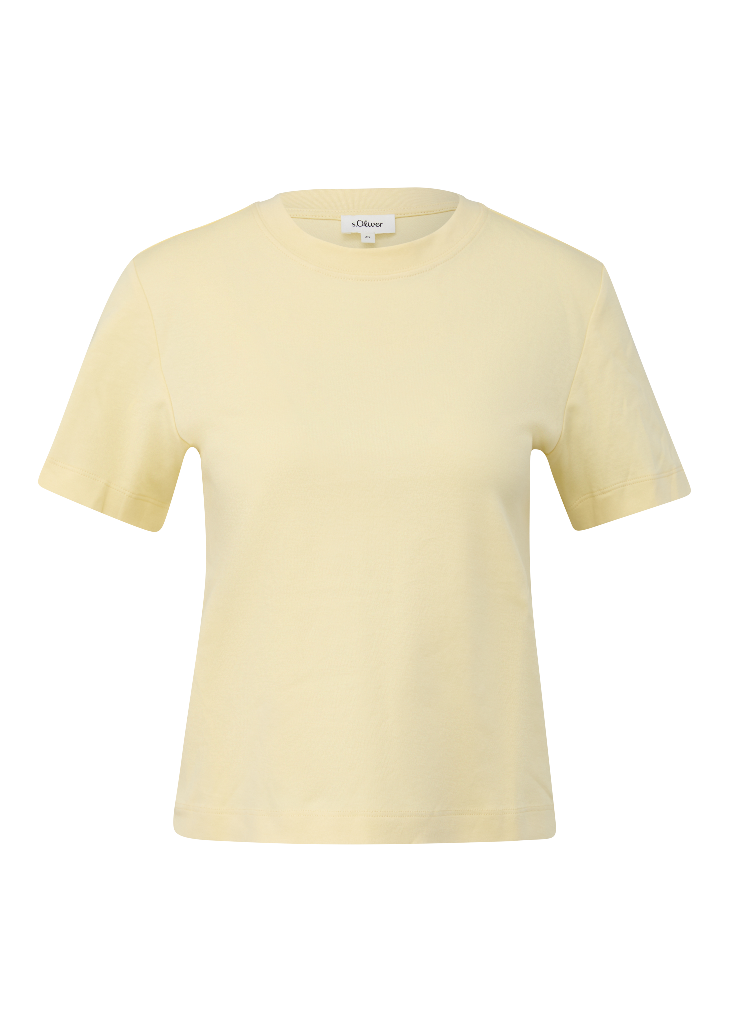 Korter T-shirt van interlock-jersey