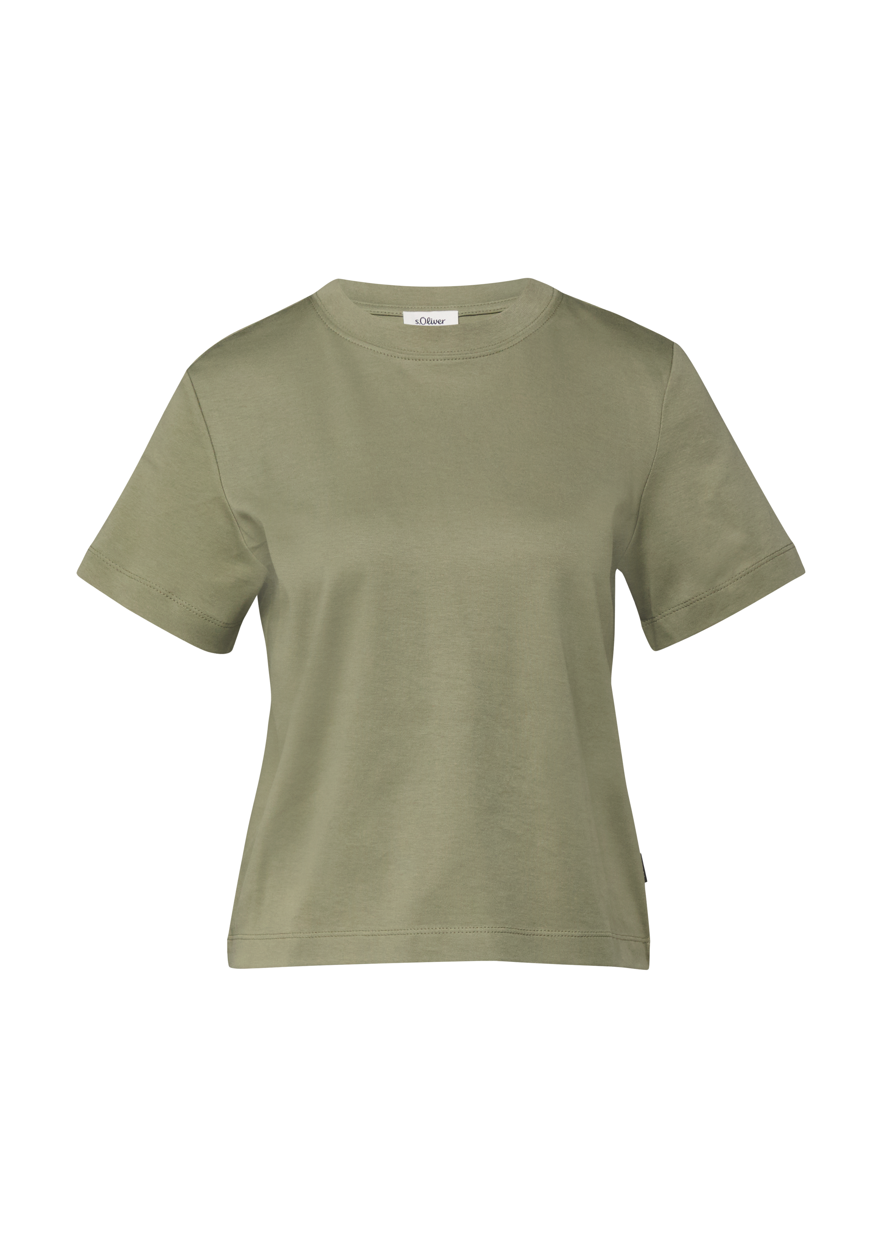 Korter T-shirt van interlock-jersey