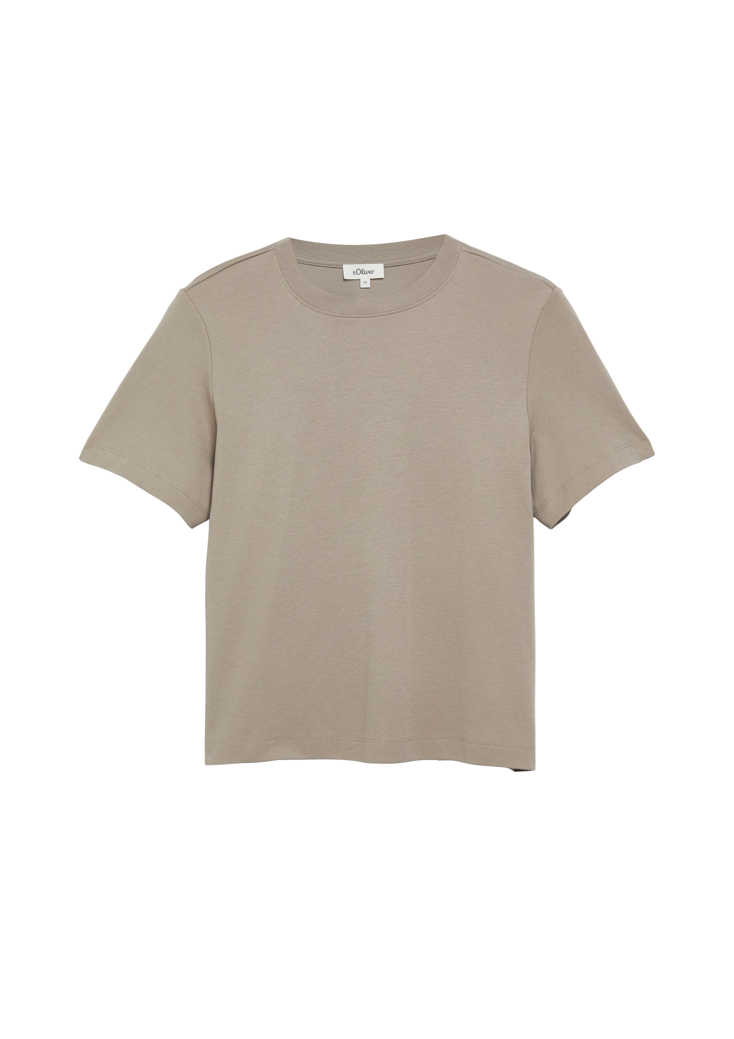 Korter T-shirt van interlock-jersey