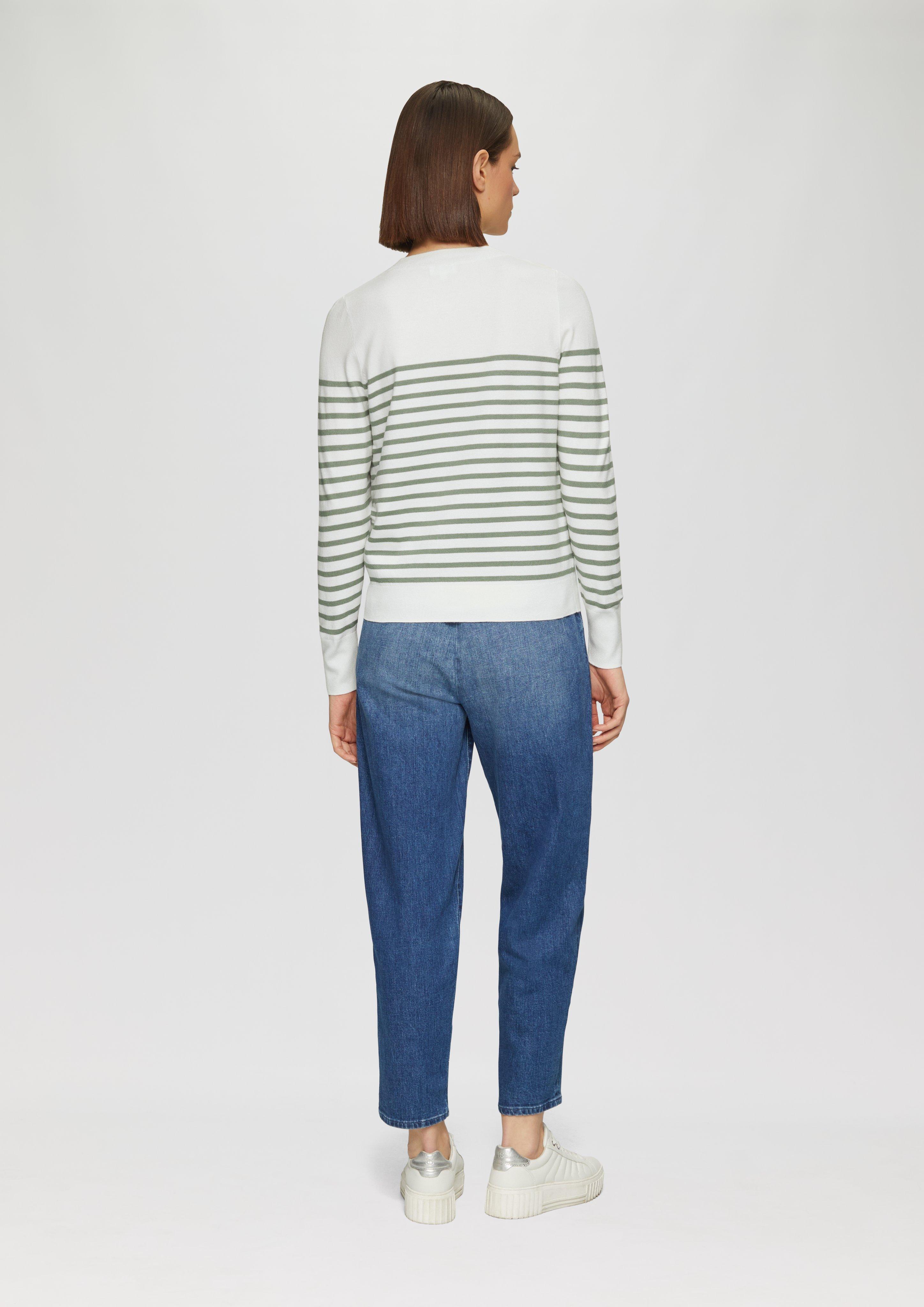 Strickpullover in 73G1, 99G1, 55G1 & 02G1