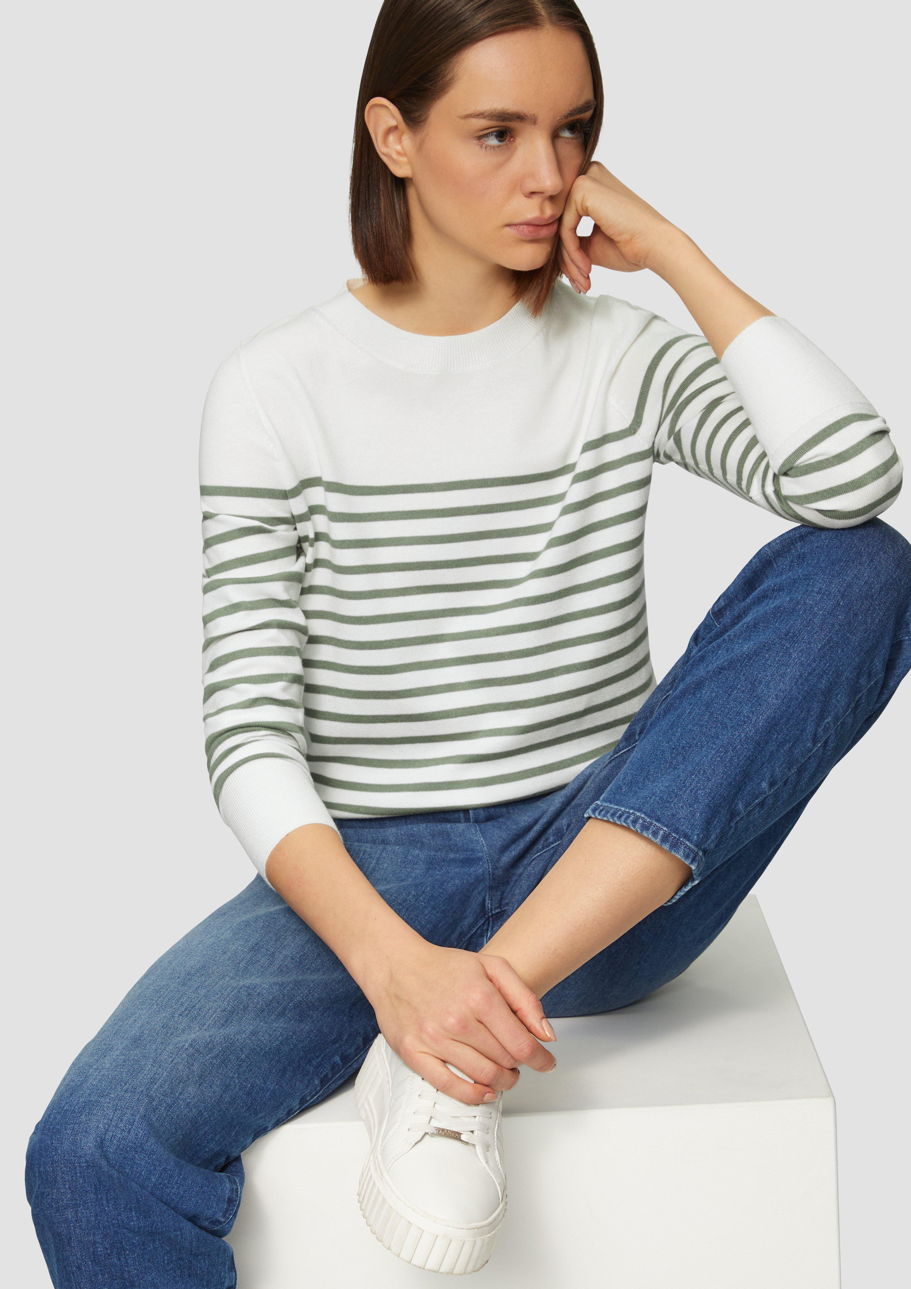 Strickpullover in 73G1, 99G1, 55G1 & 02G1