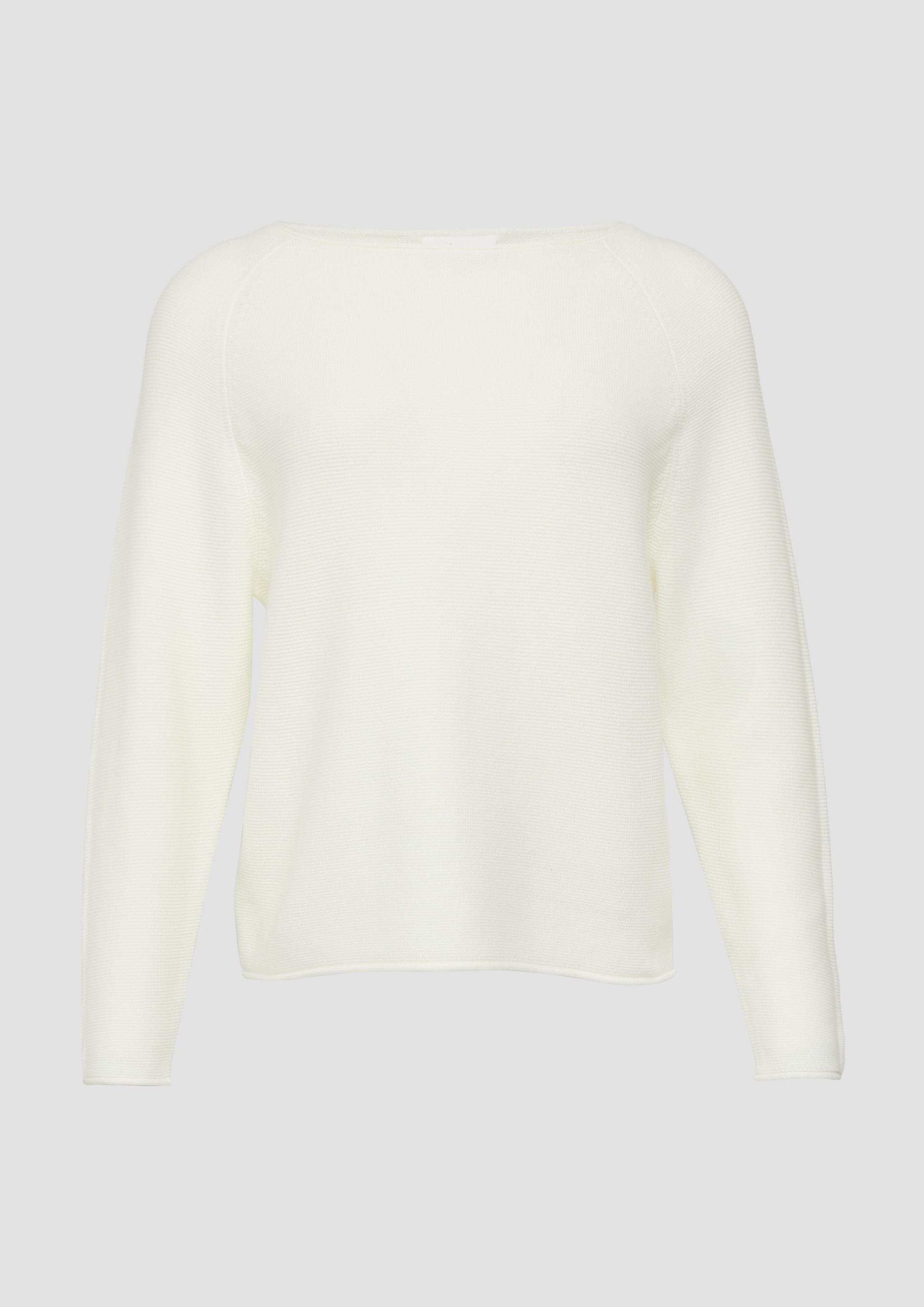 Women Knitted pullover in cream by s.Oliver