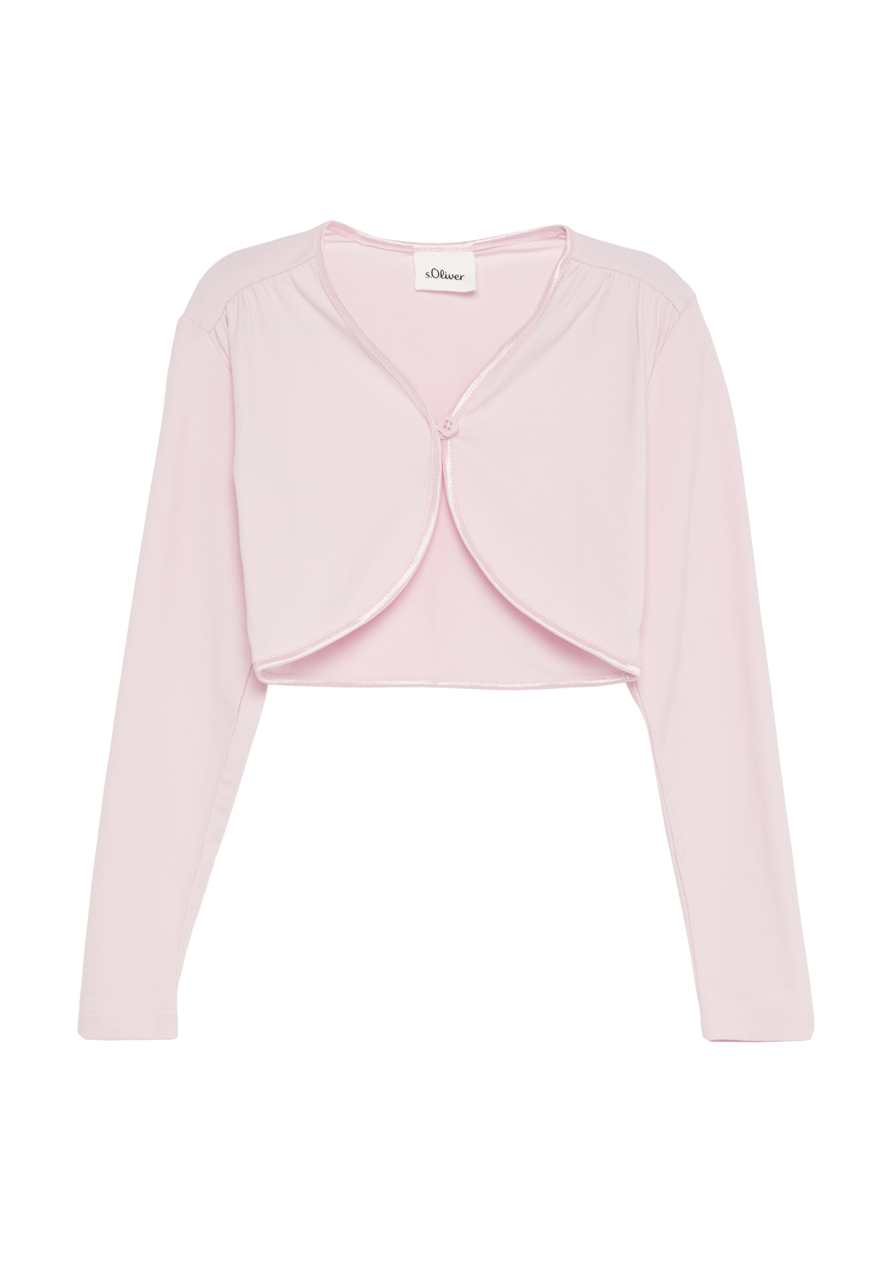 s.Oliver - Festlicher Bolero mit Blumenknopf, Kinder, Rosa
